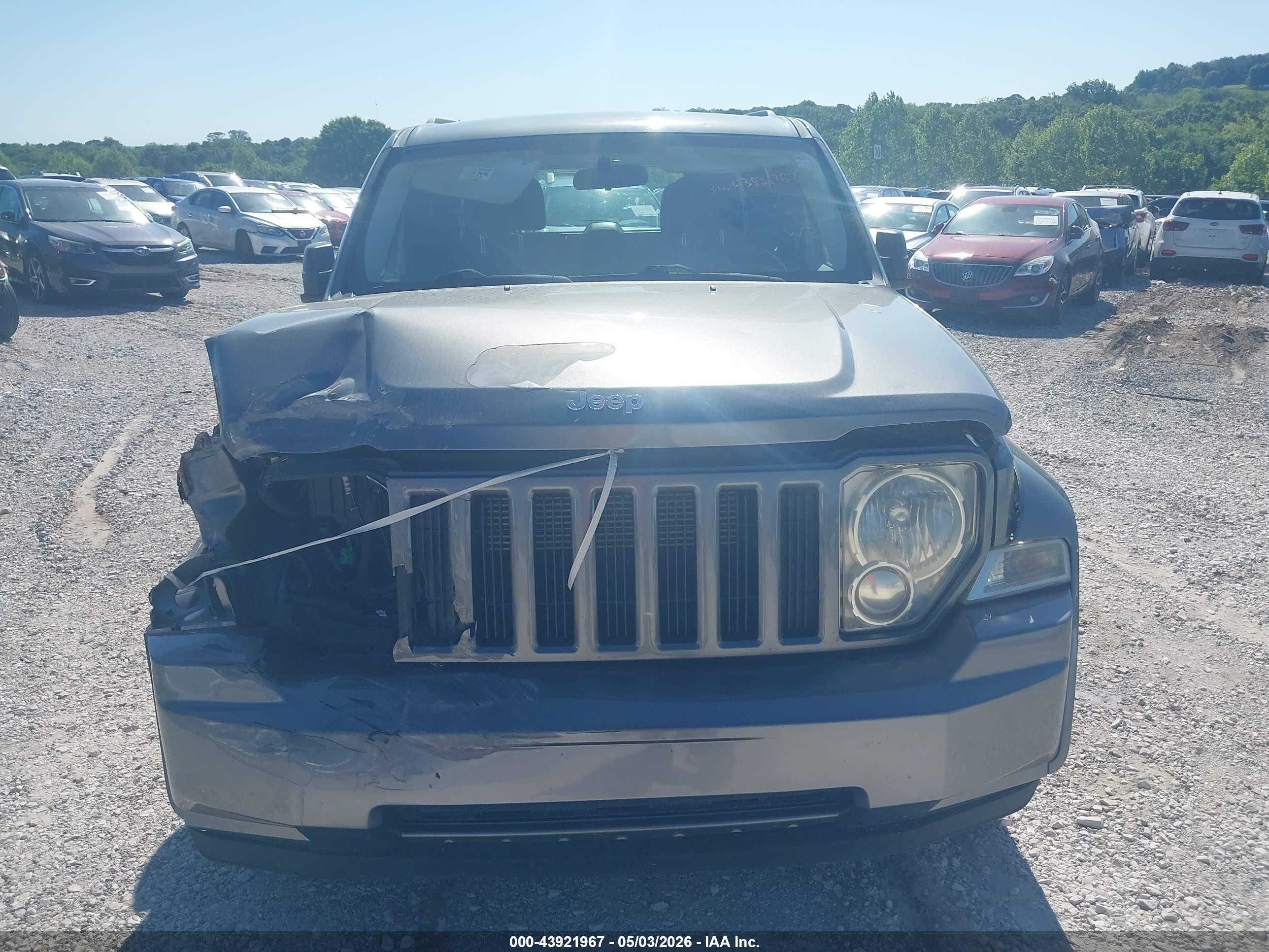 2012 Jeep Liberty Sport Gray vin: 1C4PJMAK7CW110323