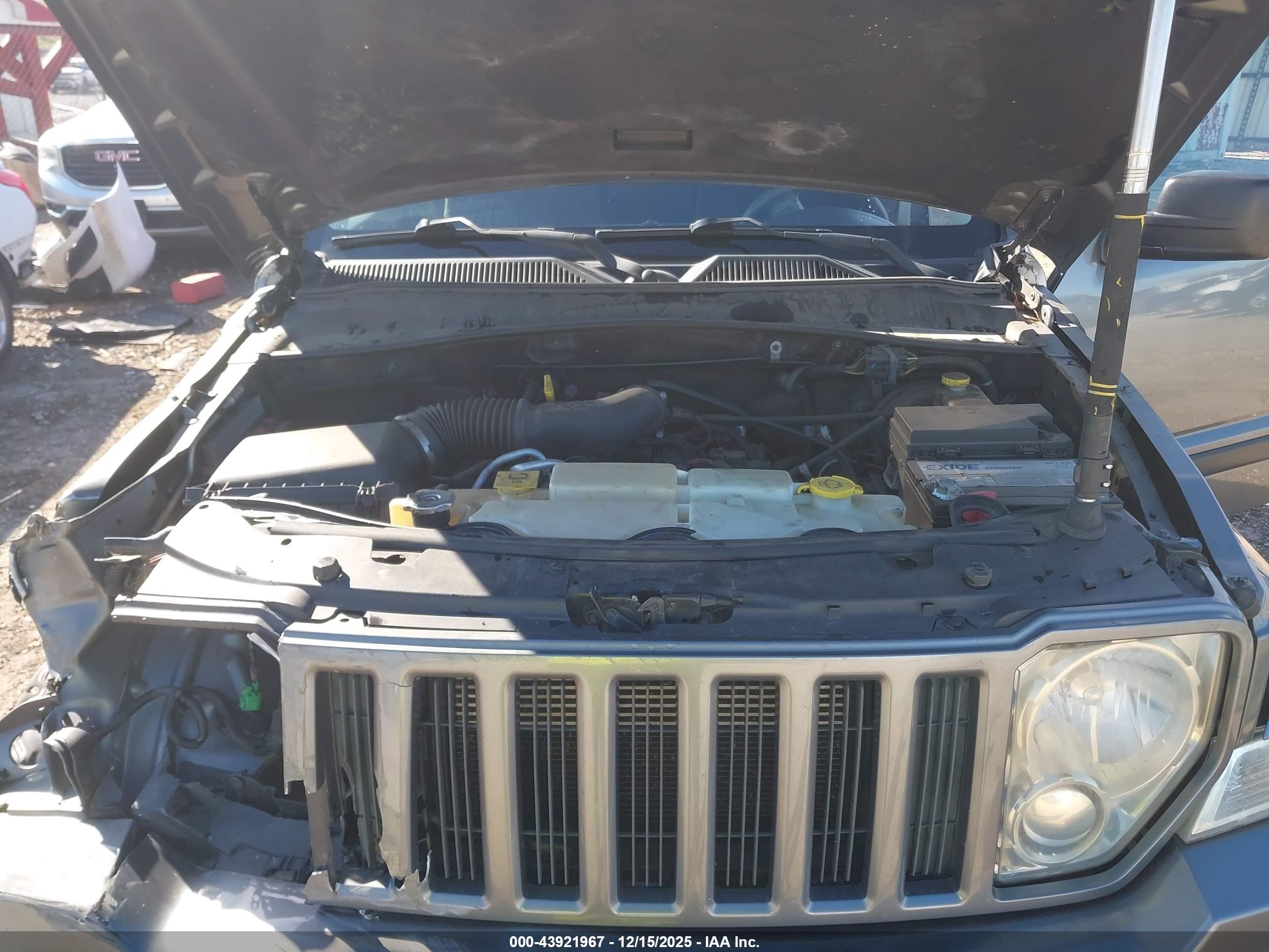 2012 Jeep Liberty Sport Gray vin: 1C4PJMAK7CW110323