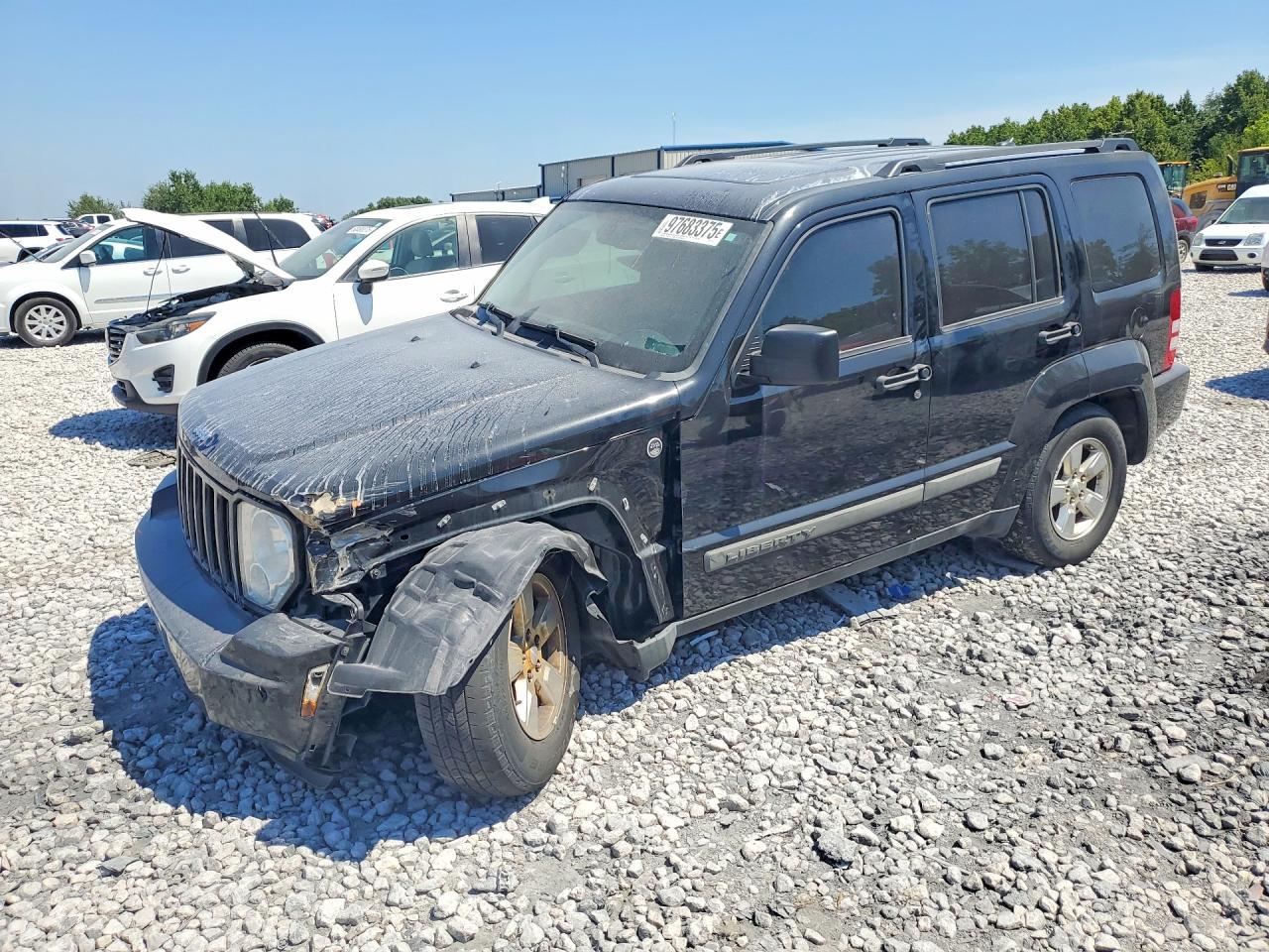 2012 Jeep Liberty Sport Black vin: 1C4PJMAK7CW125372