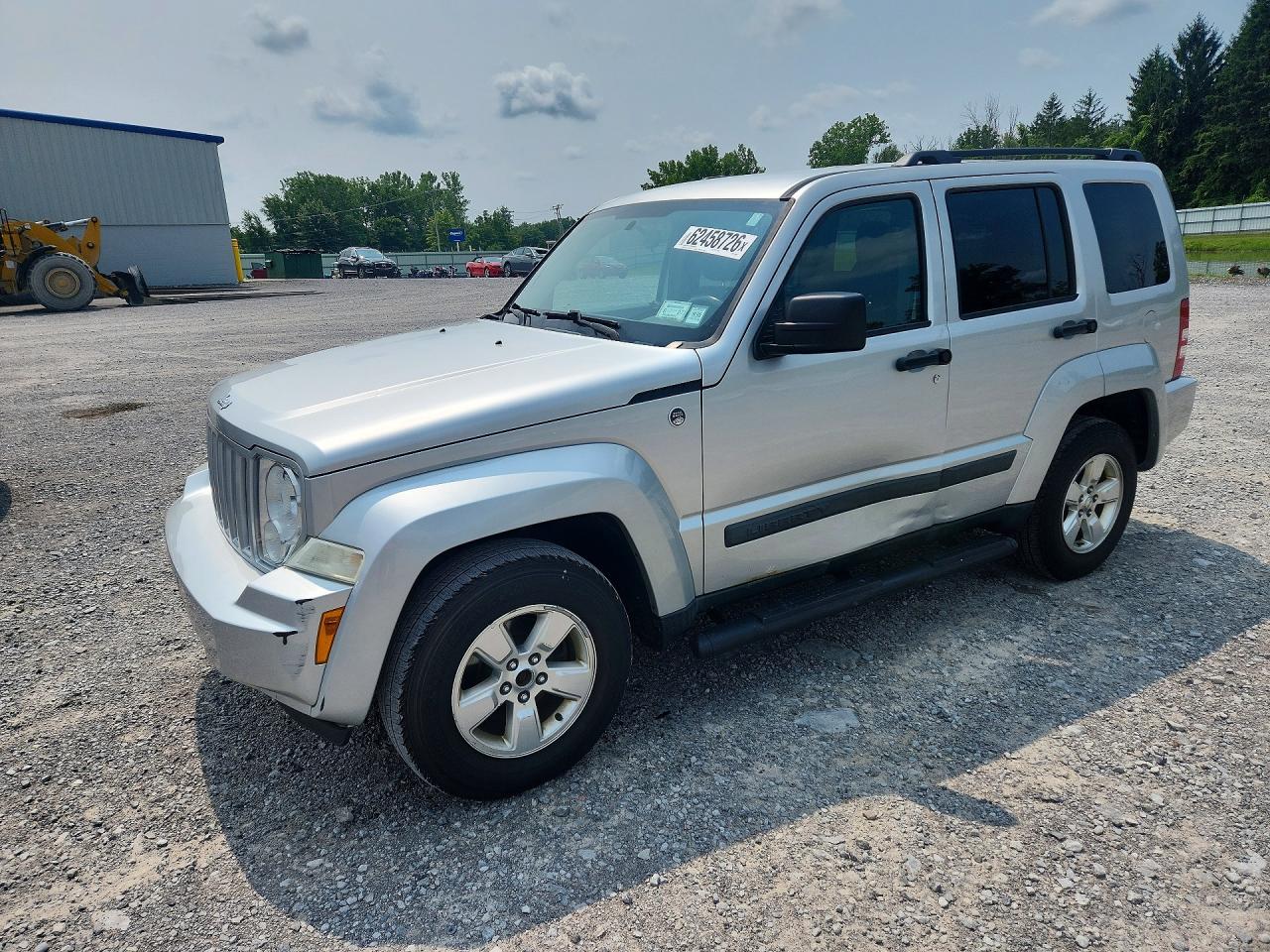 2012 Jeep Liberty Sport Серебряный vin: 1C4PJMAK7CW130832