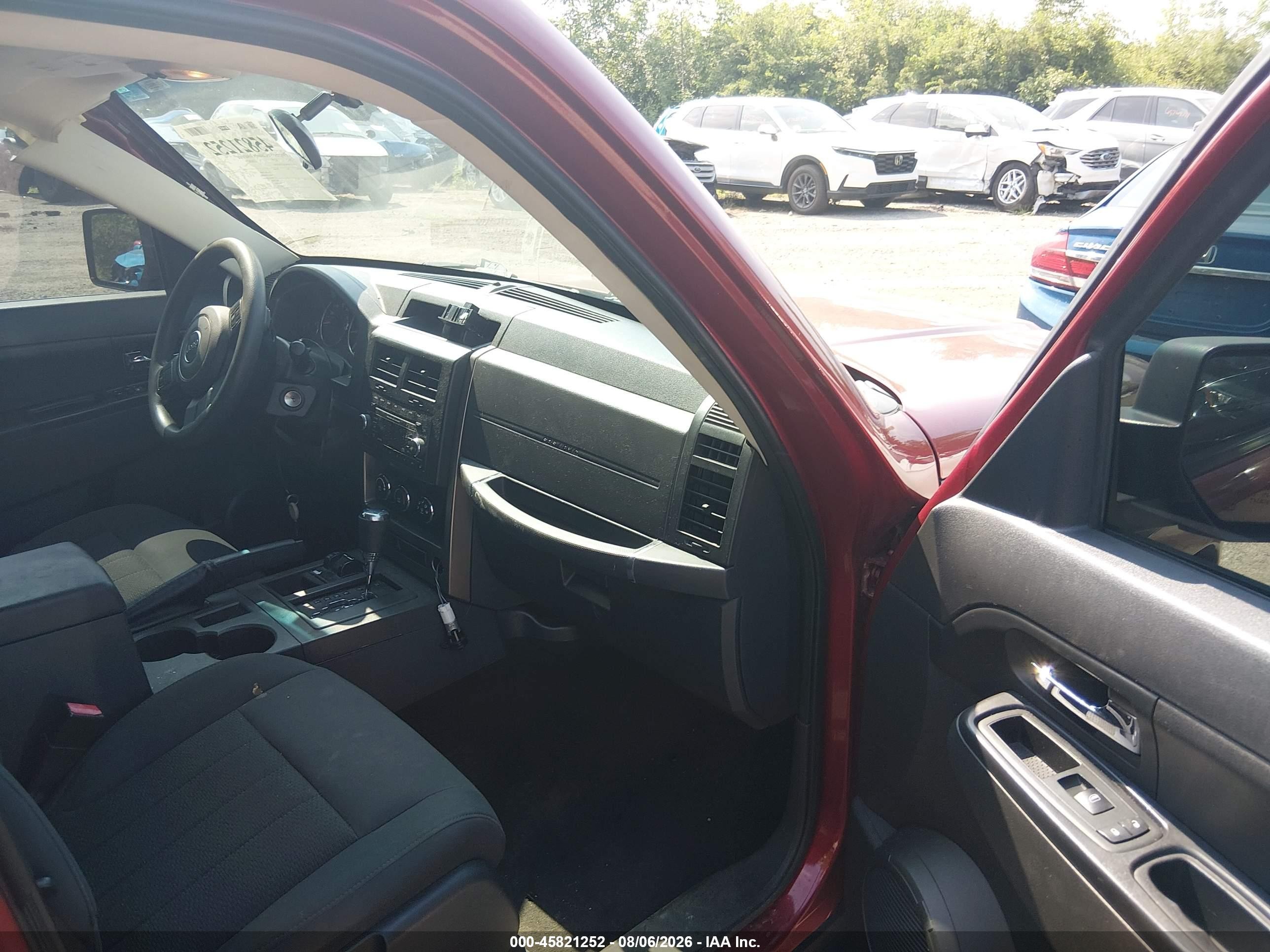 2012 Jeep Liberty Sport Red vin: 1C4PJMAK7CW146951