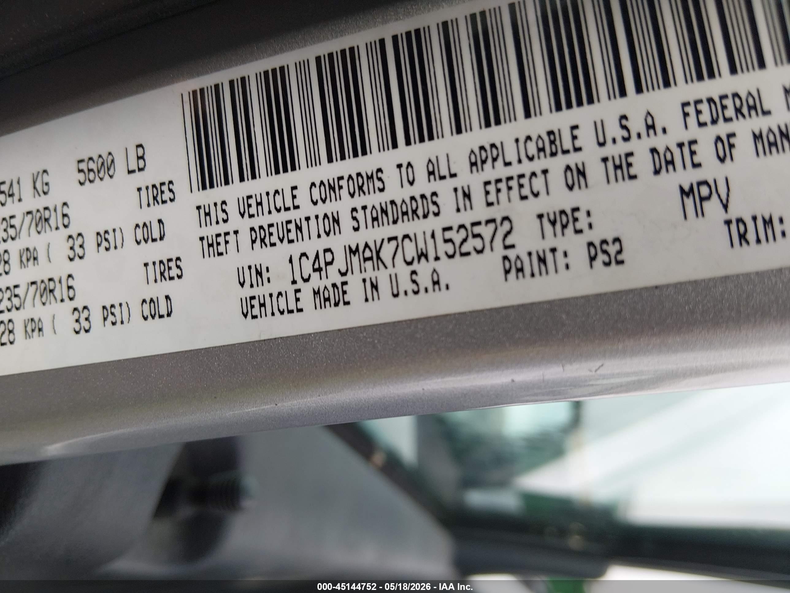2012 Jeep Liberty Sport Silver vin: 1C4PJMAK7CW152572