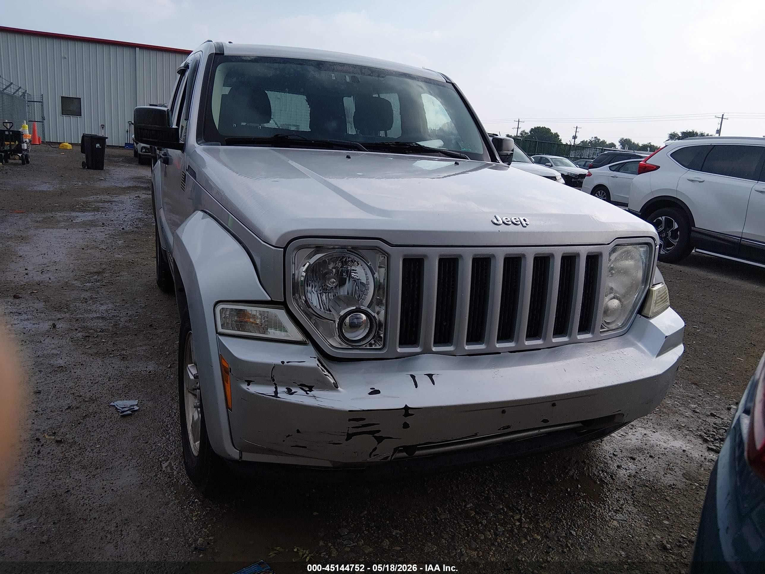 2012 Jeep Liberty Sport Silver vin: 1C4PJMAK7CW152572