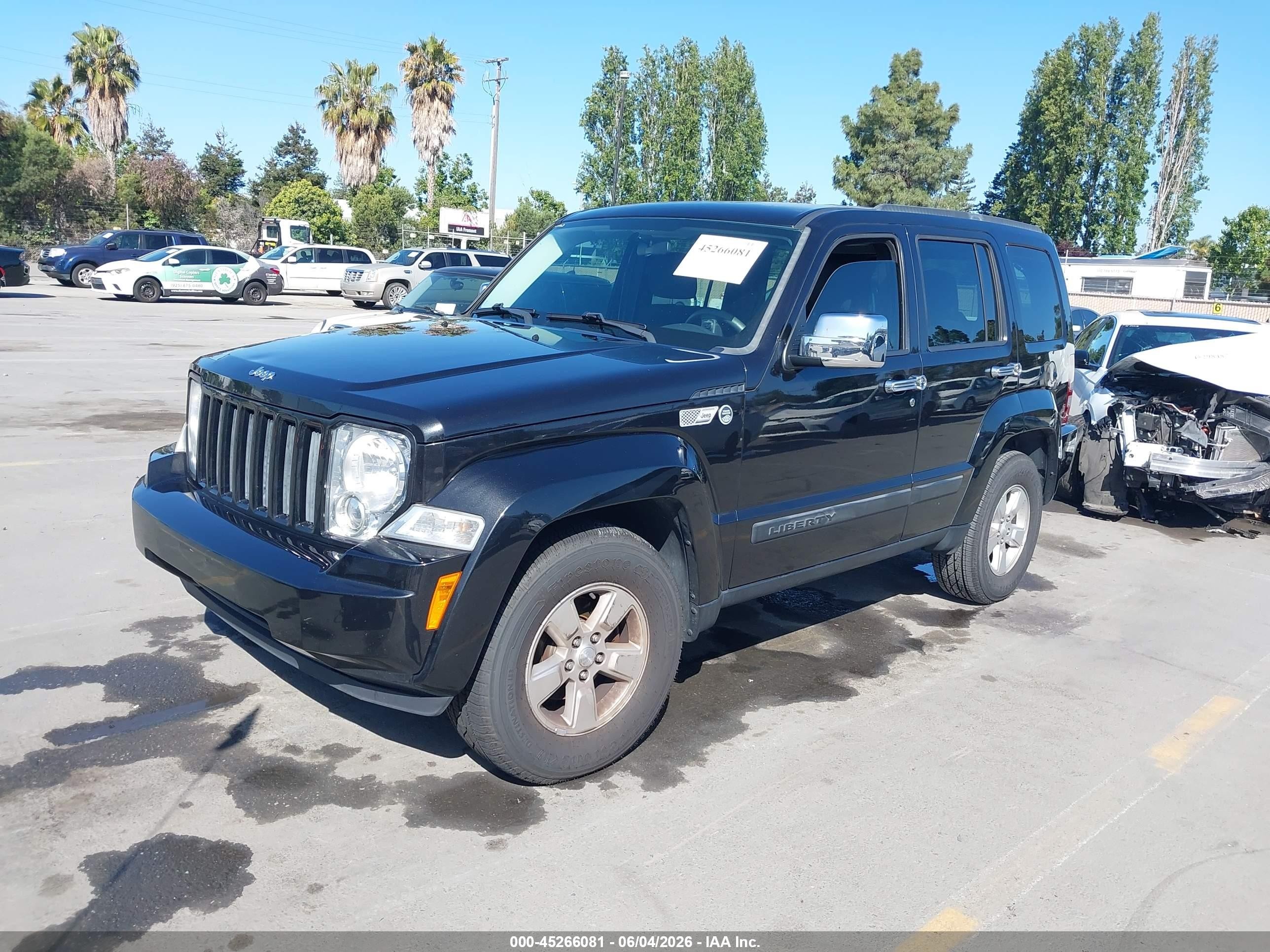 2012 Jeep Liberty Sport Black vin: 1C4PJMAK7CW167282