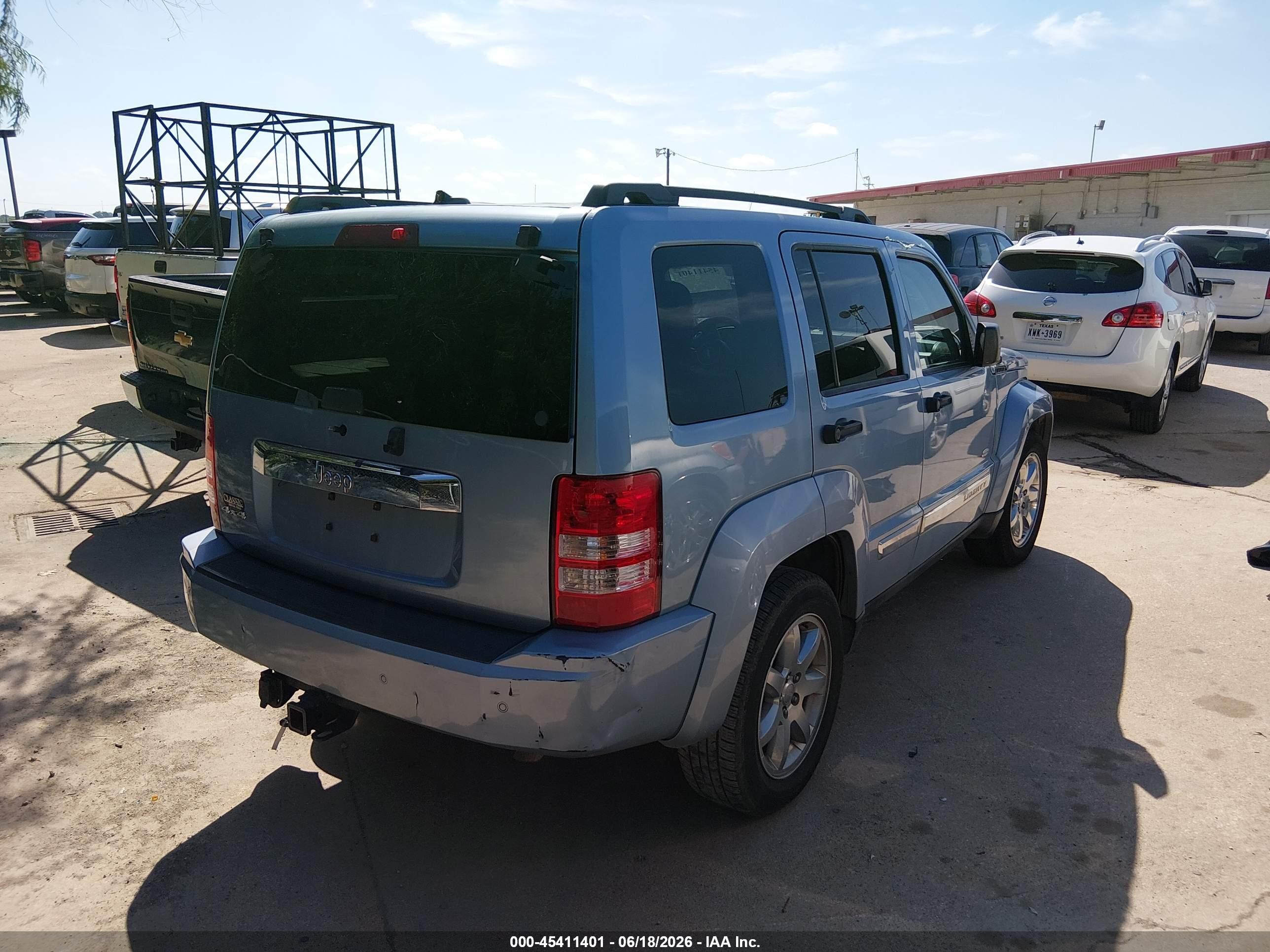 2012 Jeep Liberty Sport Синий vin: 1C4PJMAK7CW178654