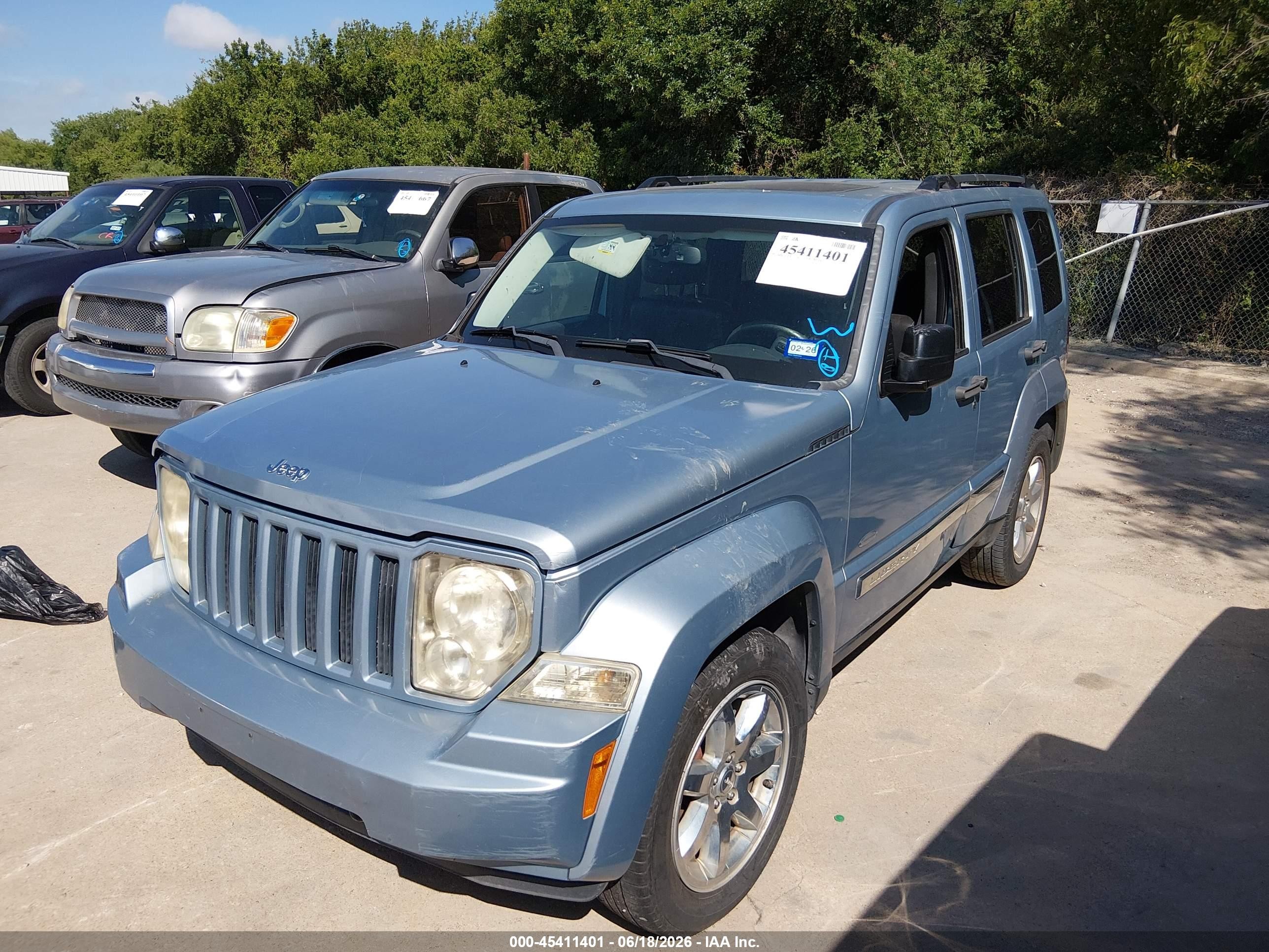 2012 Jeep Liberty Sport Синий vin: 1C4PJMAK7CW178654
