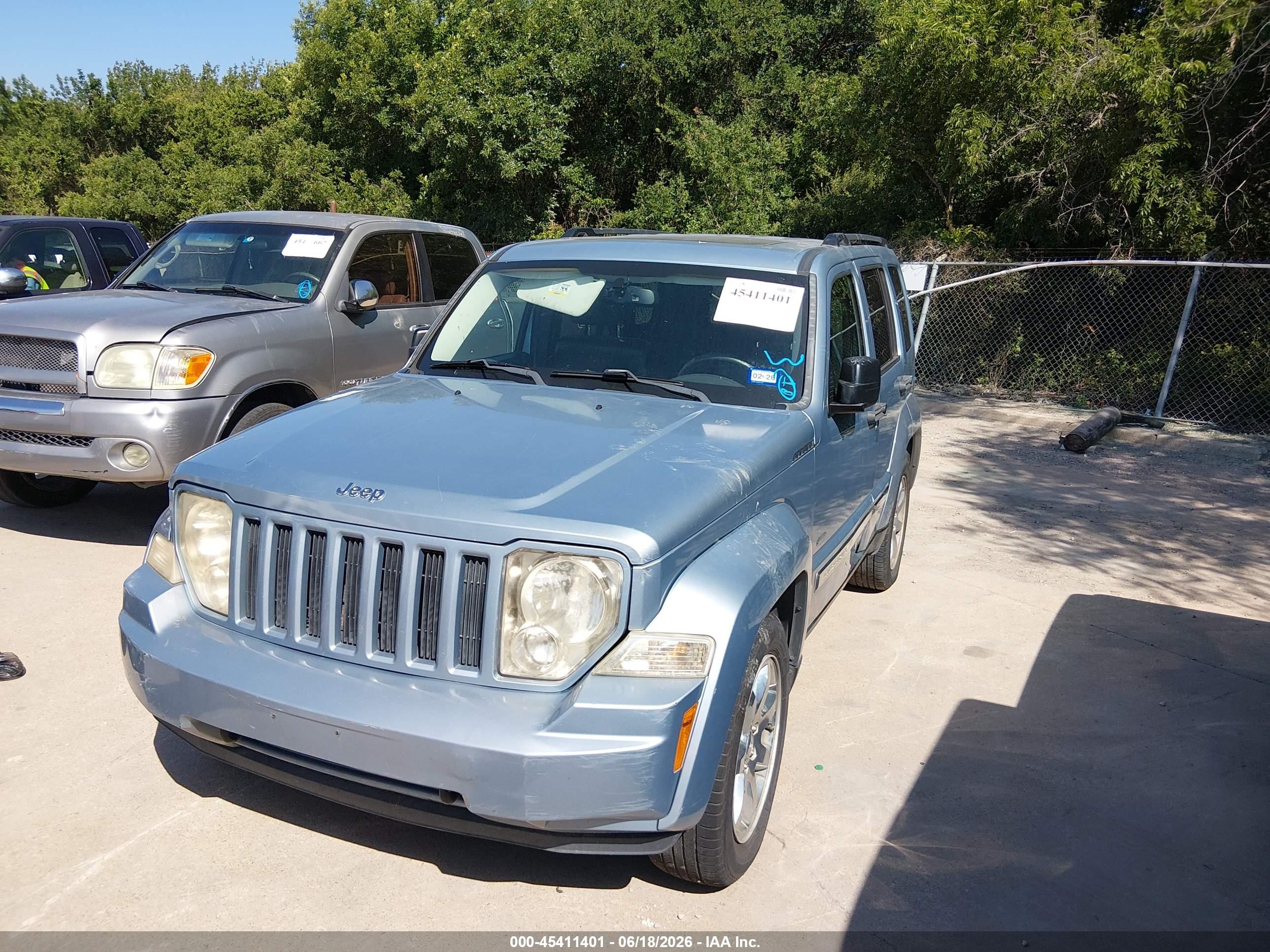 2012 Jeep Liberty Sport Синий vin: 1C4PJMAK7CW178654