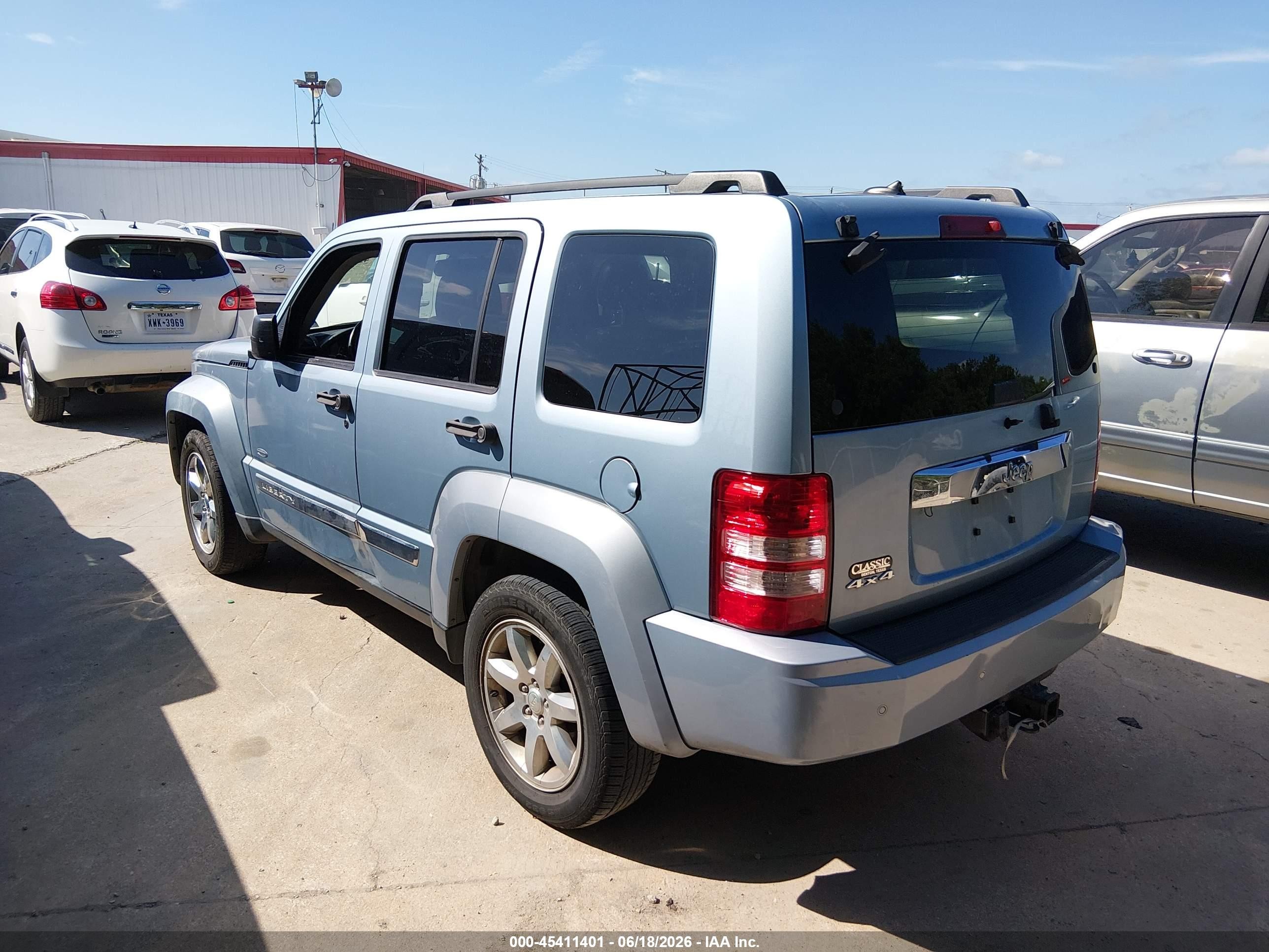 2012 Jeep Liberty Sport Синий vin: 1C4PJMAK7CW178654
