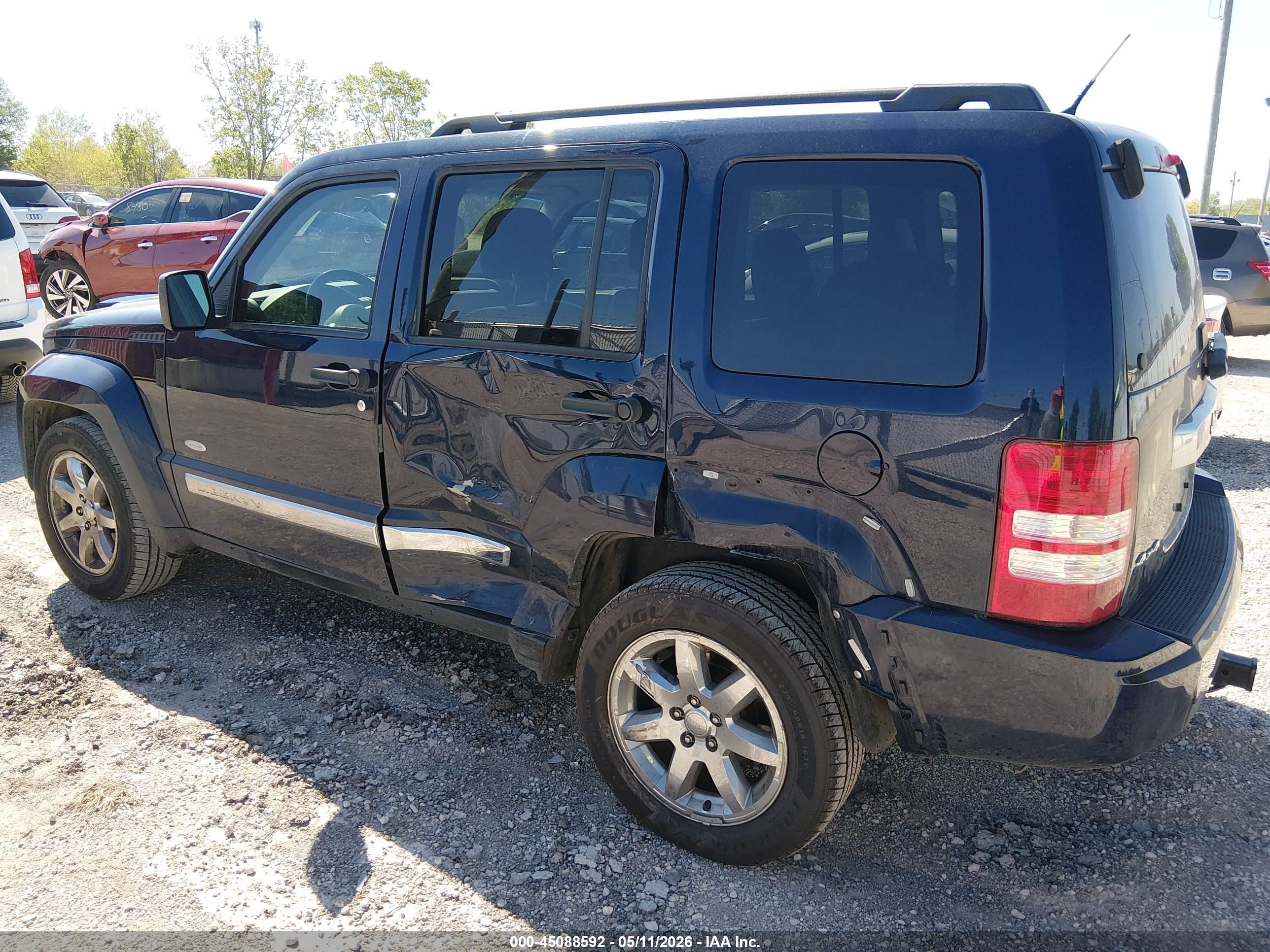 2012 Jeep Liberty Sport Blue vin: 1C4PJMAK7CW199388