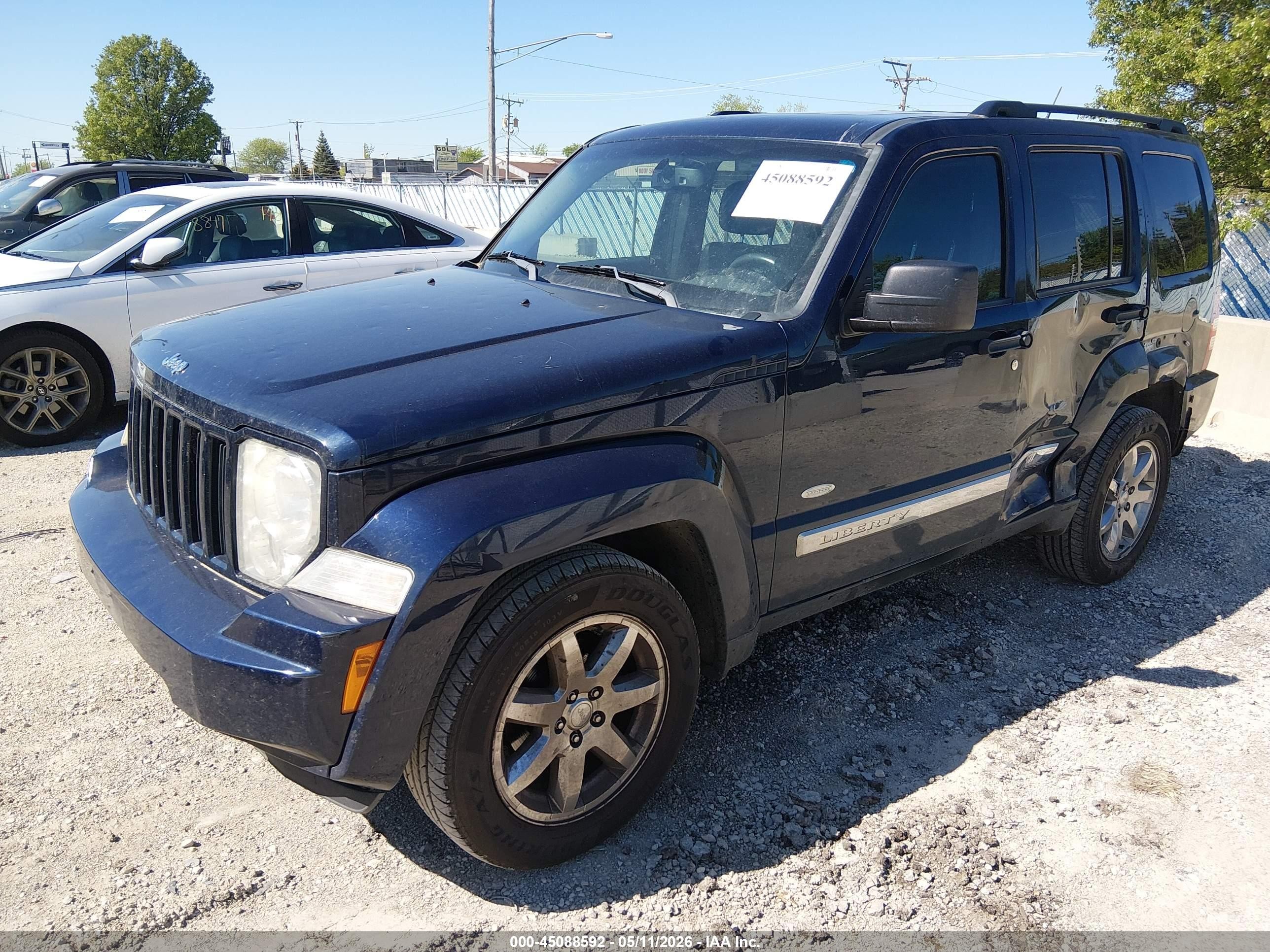 2012 Jeep Liberty Sport Blue vin: 1C4PJMAK7CW199388