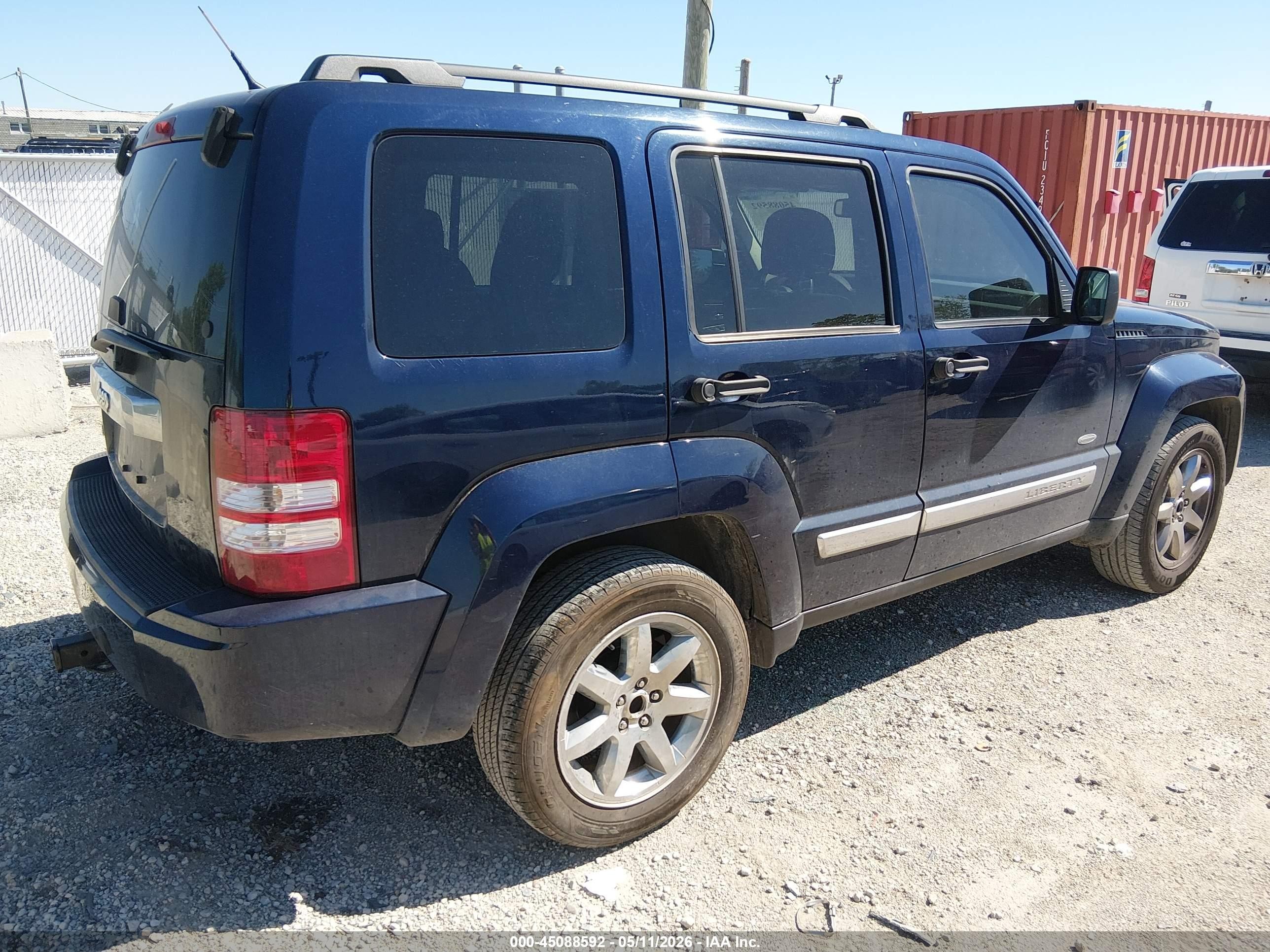 2012 Jeep Liberty Sport Blue vin: 1C4PJMAK7CW199388