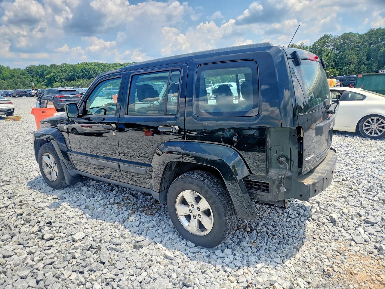 2012 Jeep Liberty Sport Черный vin: 1C4PJMAK7CW202323