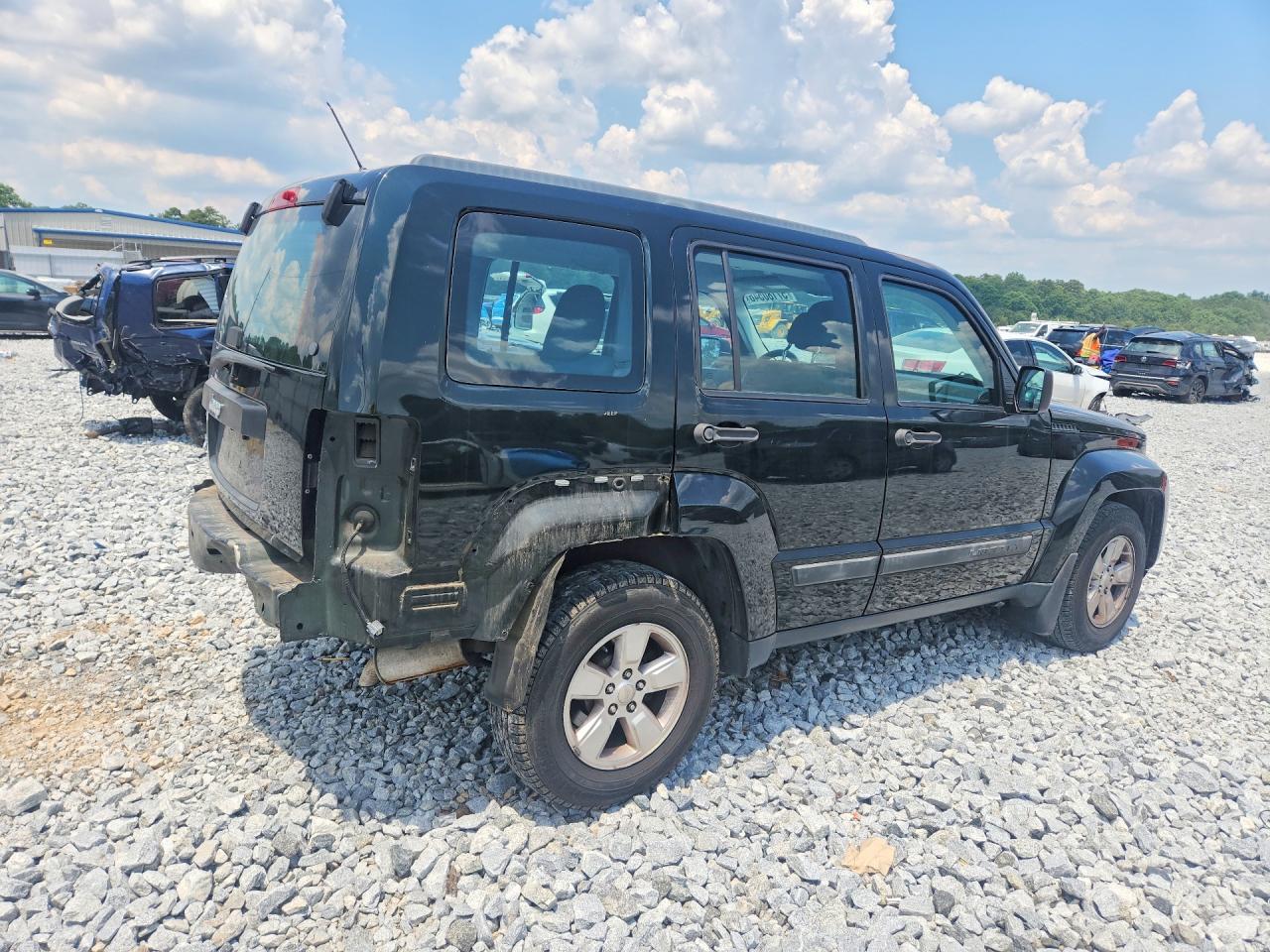 2012 Jeep Liberty Sport Черный vin: 1C4PJMAK7CW202323