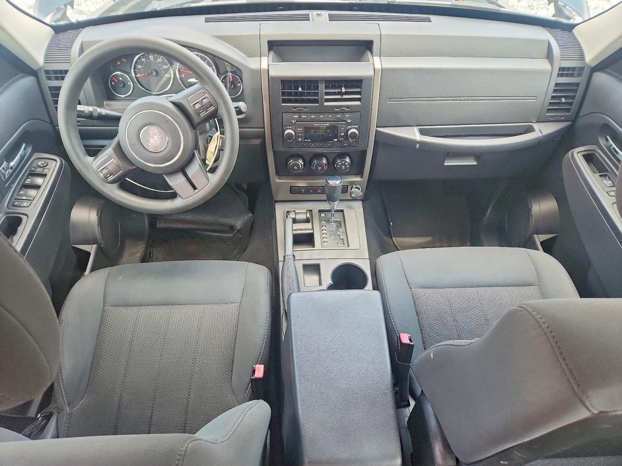 2012 Jeep Liberty Sport Черный vin: 1C4PJMAK7CW202323