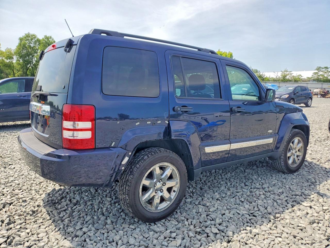 2012 Jeep Liberty Sport Синий vin: 1C4PJMAK7CW203651
