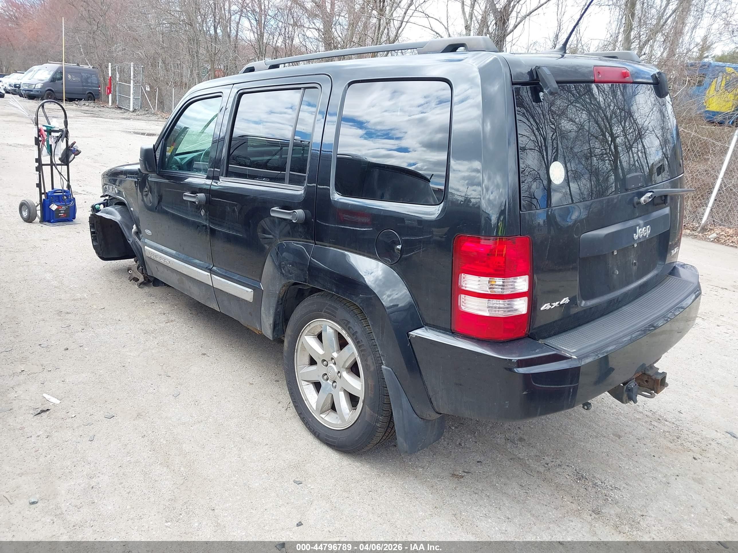2012 Jeep Liberty Sport Black vin: 1C4PJMAK7CW205545