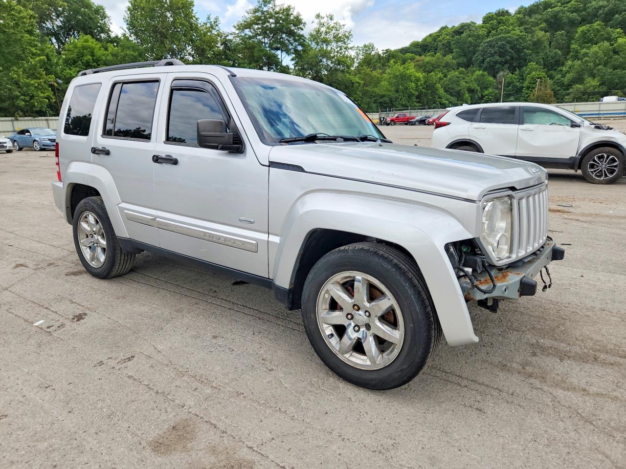 2012 Jeep Liberty Sport Silver vin: 1C4PJMAK7CW205559