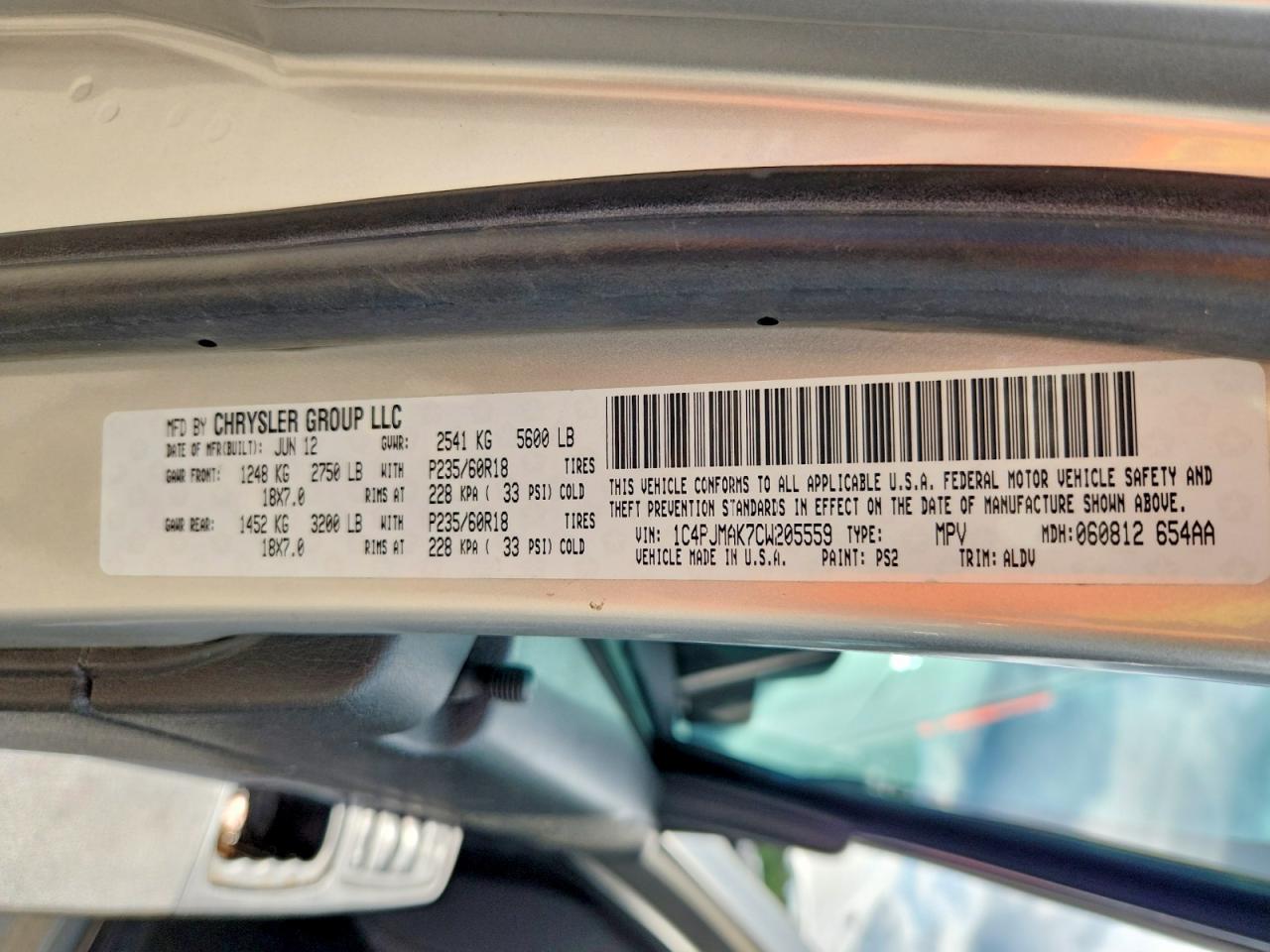 2012 Jeep Liberty Sport Silver vin: 1C4PJMAK7CW205559