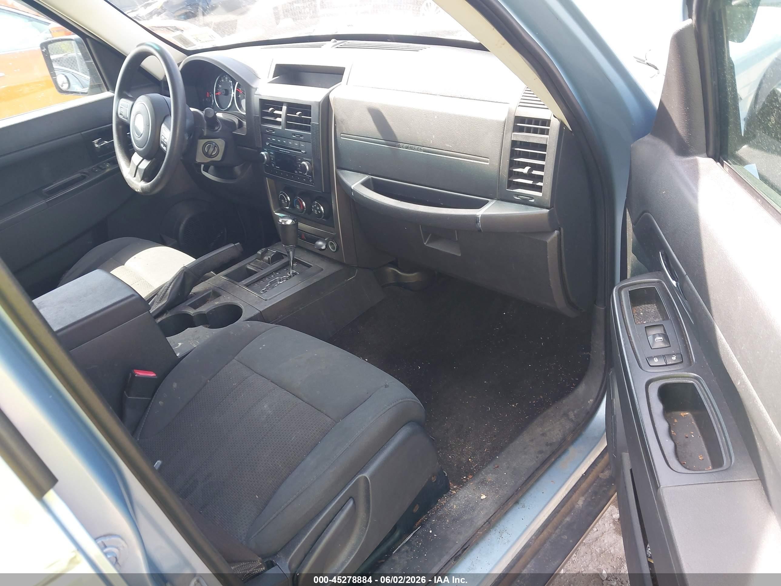2012 Jeep Liberty Sport Blue vin: 1C4PJMAK7CW206677