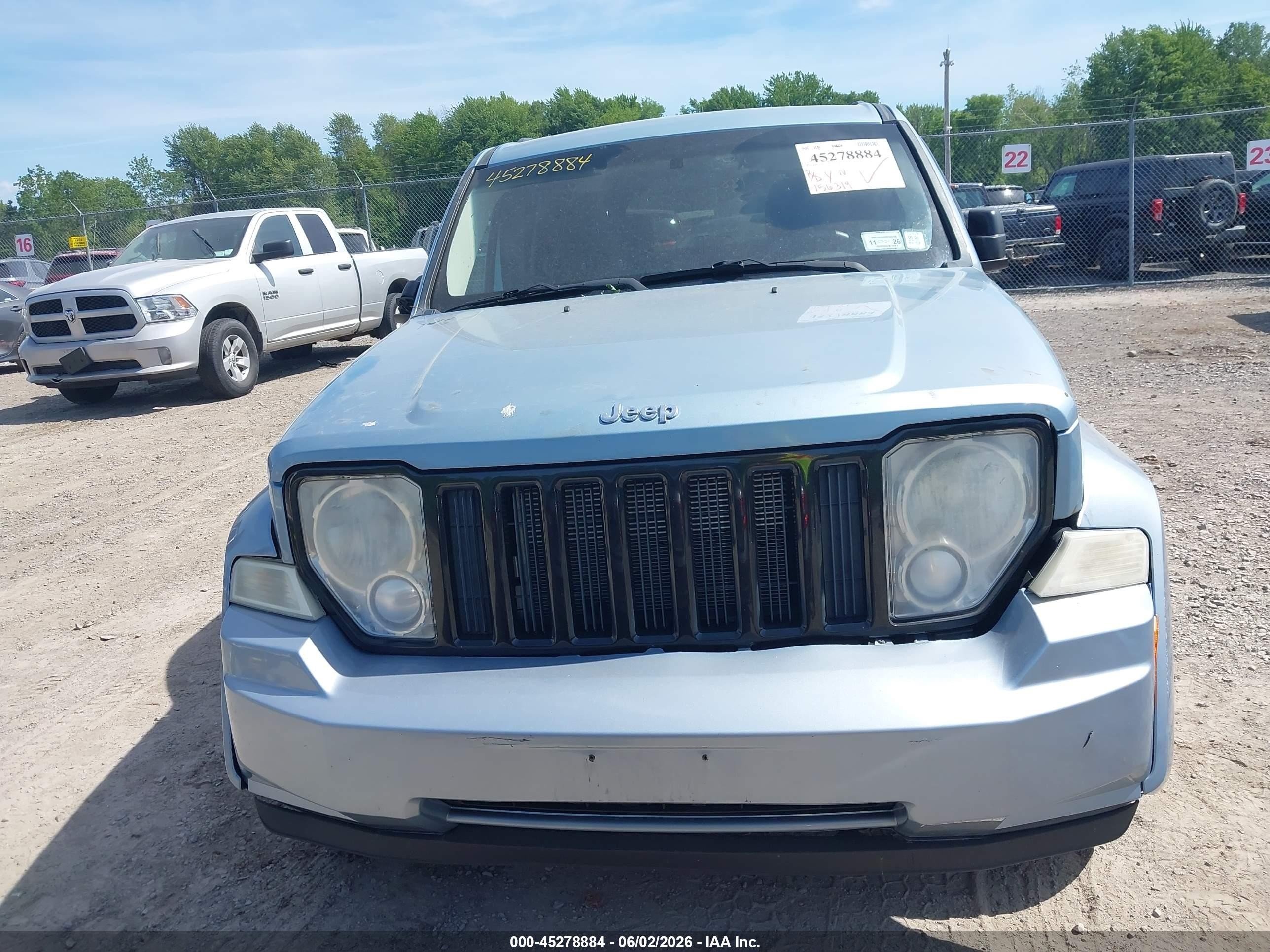 2012 Jeep Liberty Sport Blue vin: 1C4PJMAK7CW206677