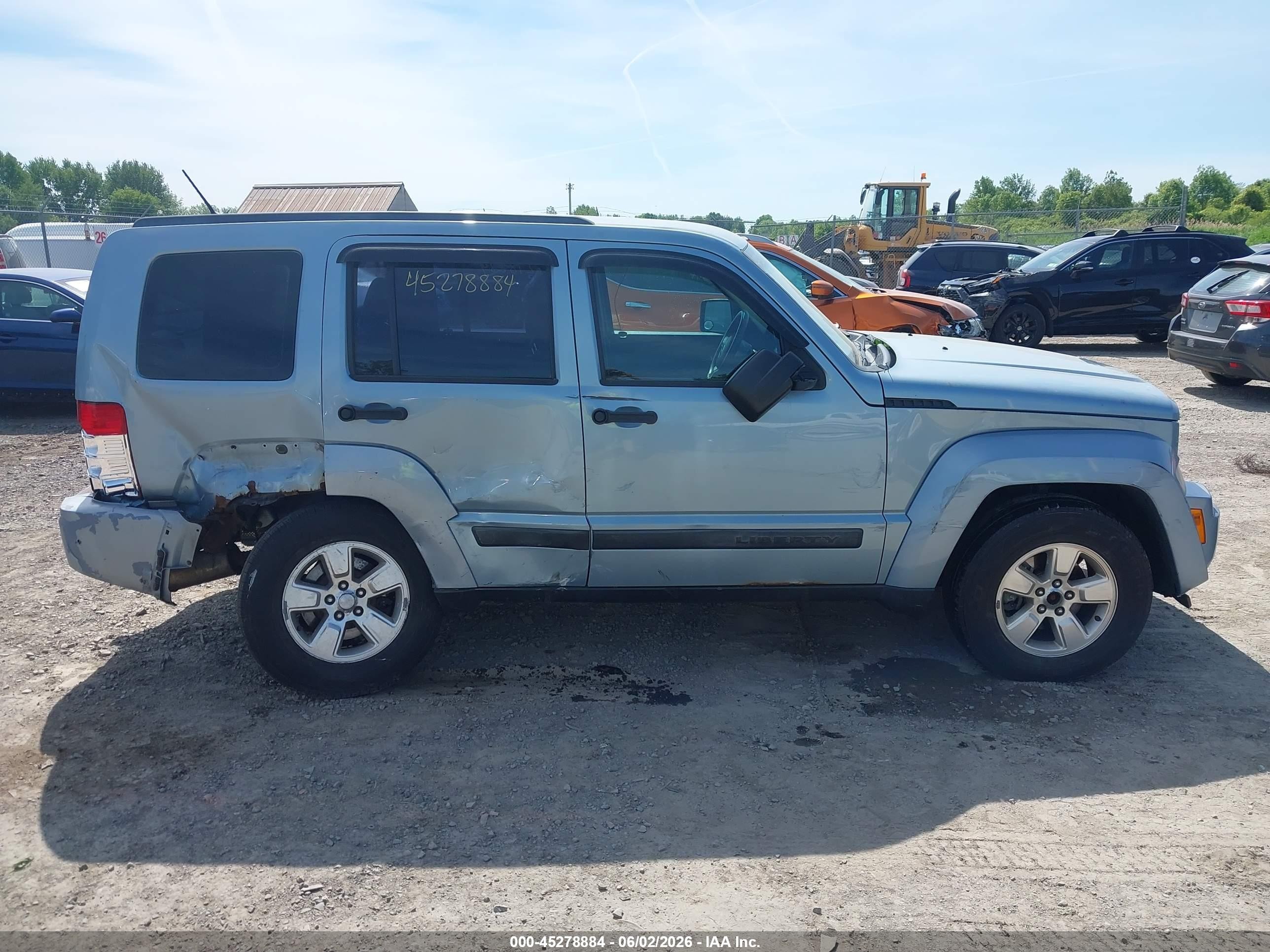 2012 Jeep Liberty Sport Blue vin: 1C4PJMAK7CW206677