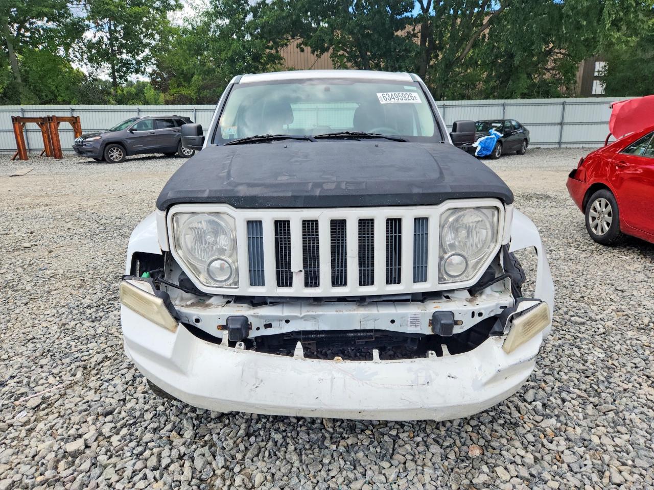 2012 Jeep Liberty Sport White vin: 1C4PJMAK8CW101372