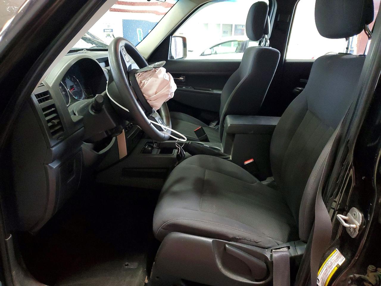 2012 Jeep Liberty Sport Black vin: 1C4PJMAK8CW105163
