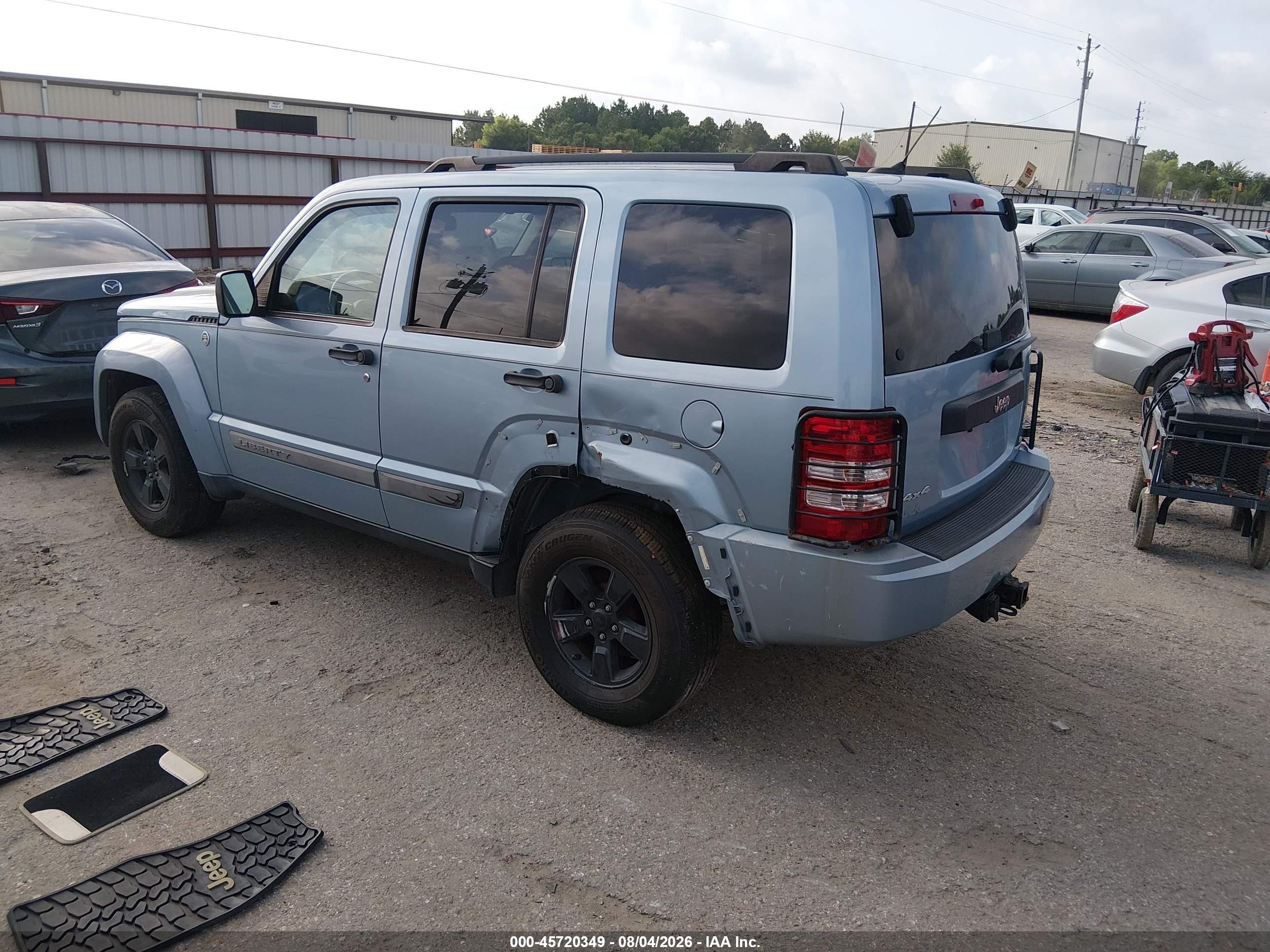 2012 Jeep Liberty Sport Blue vin: 1C4PJMAK8CW132993