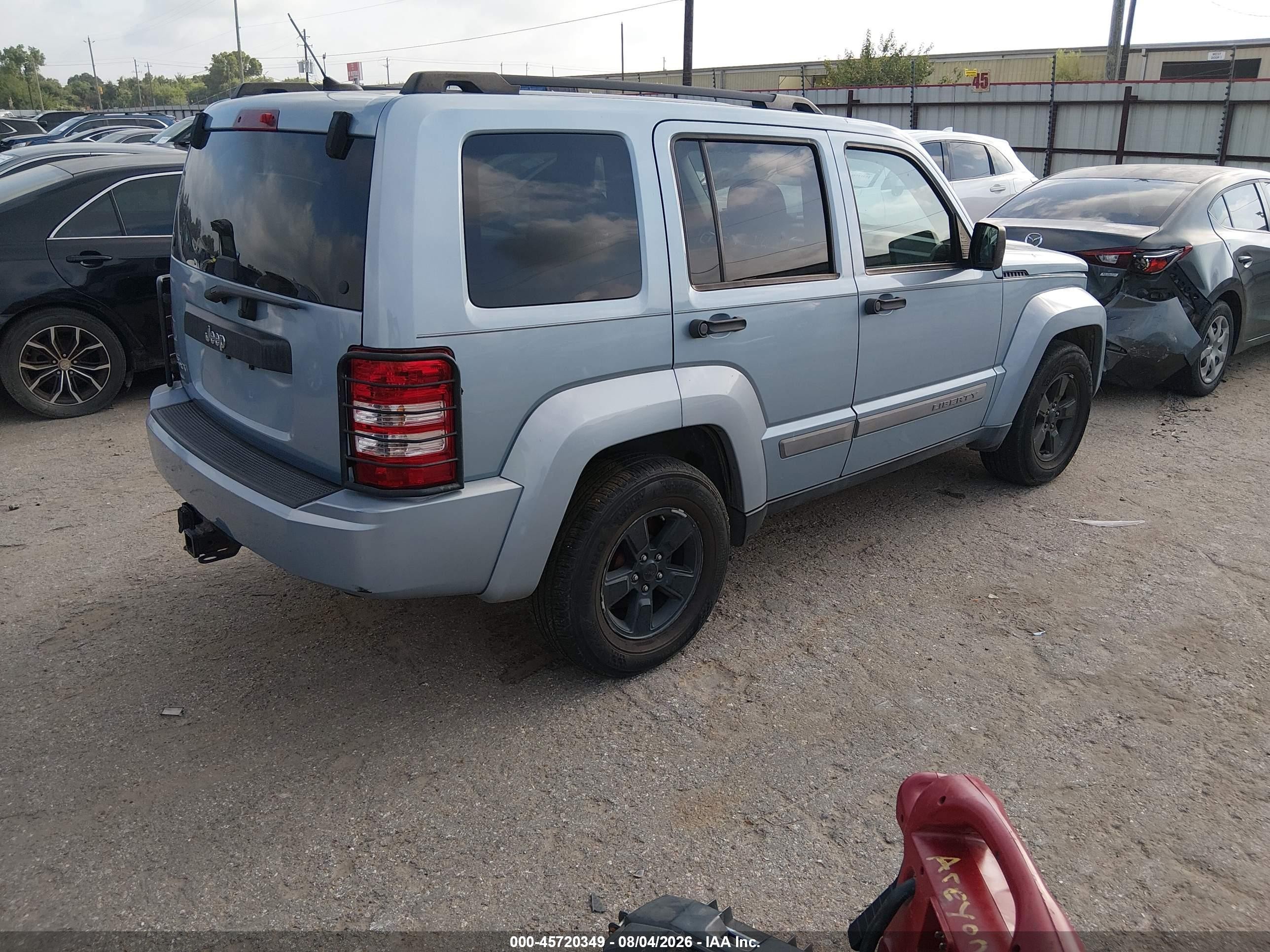 2012 Jeep Liberty Sport Blue vin: 1C4PJMAK8CW132993