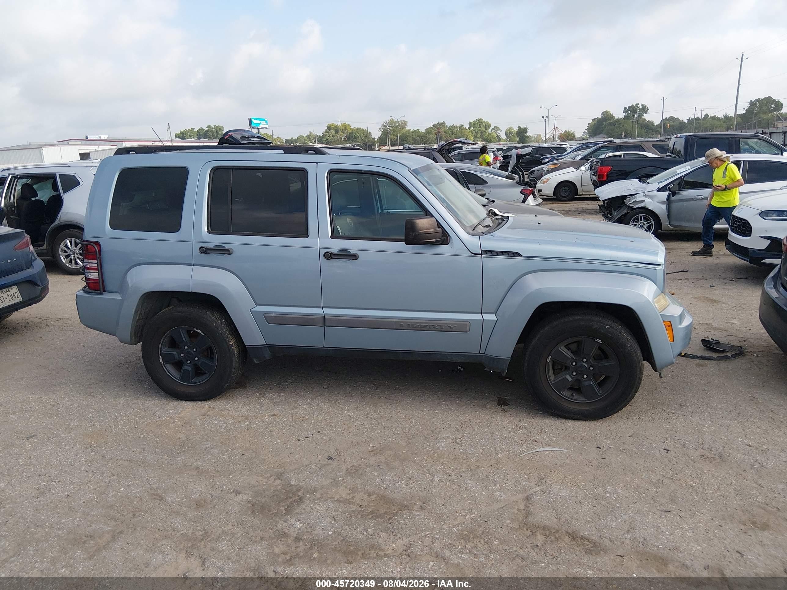 2012 Jeep Liberty Sport Blue vin: 1C4PJMAK8CW132993