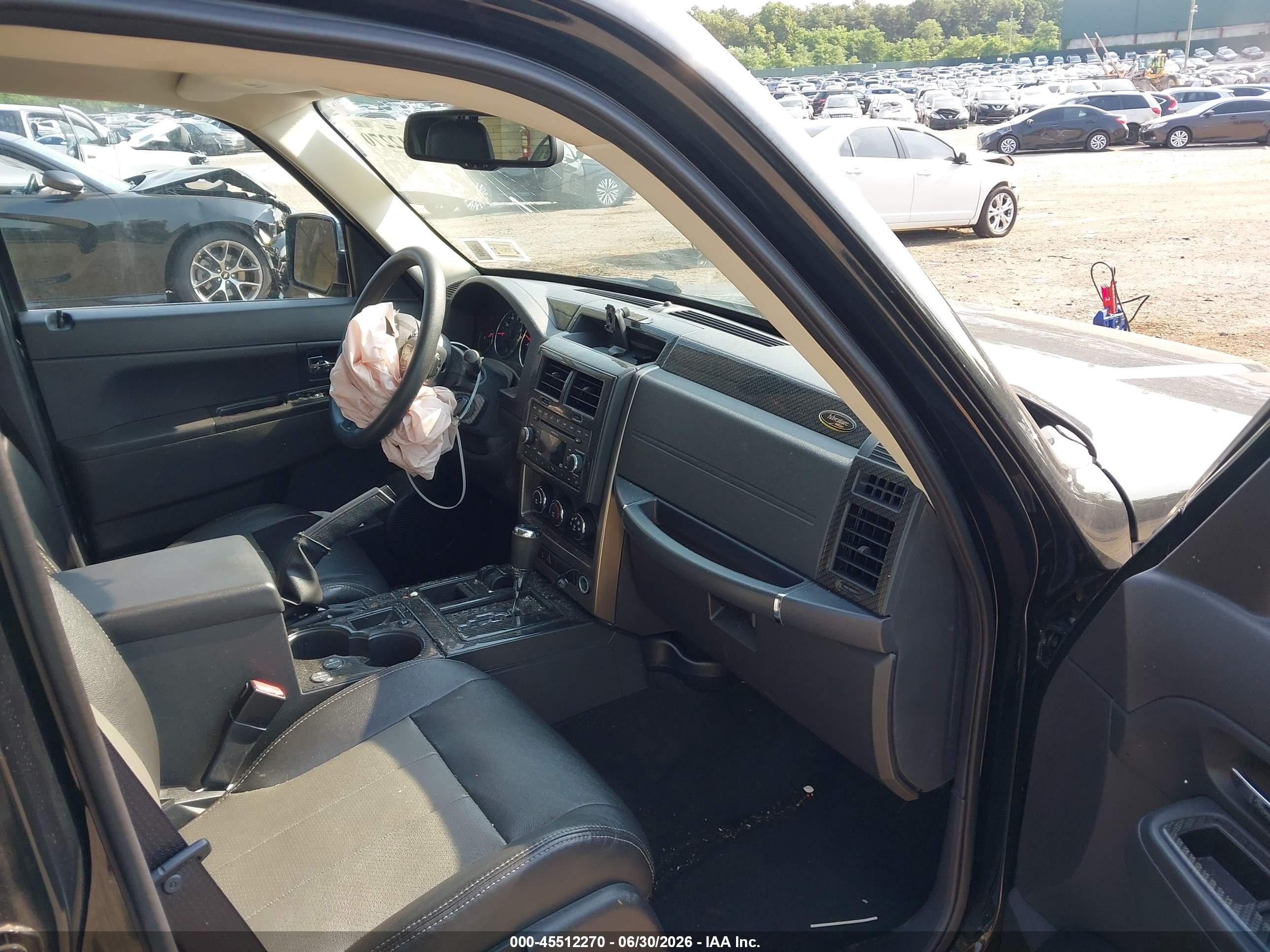 2012 Jeep Liberty Sport Black vin: 1C4PJMAK8CW137367