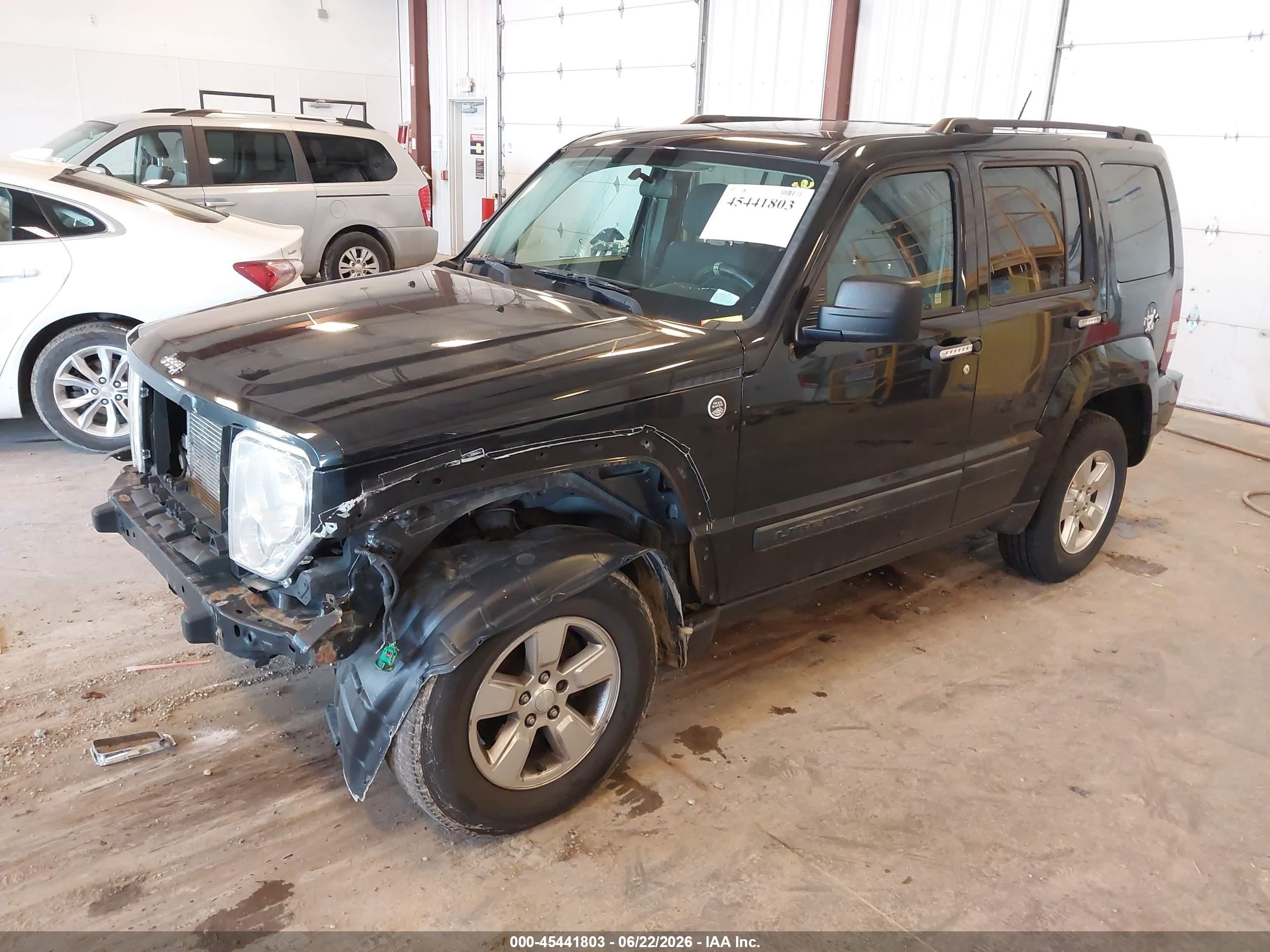 2012 Jeep Liberty Sport Black vin: 1C4PJMAK8CW151012