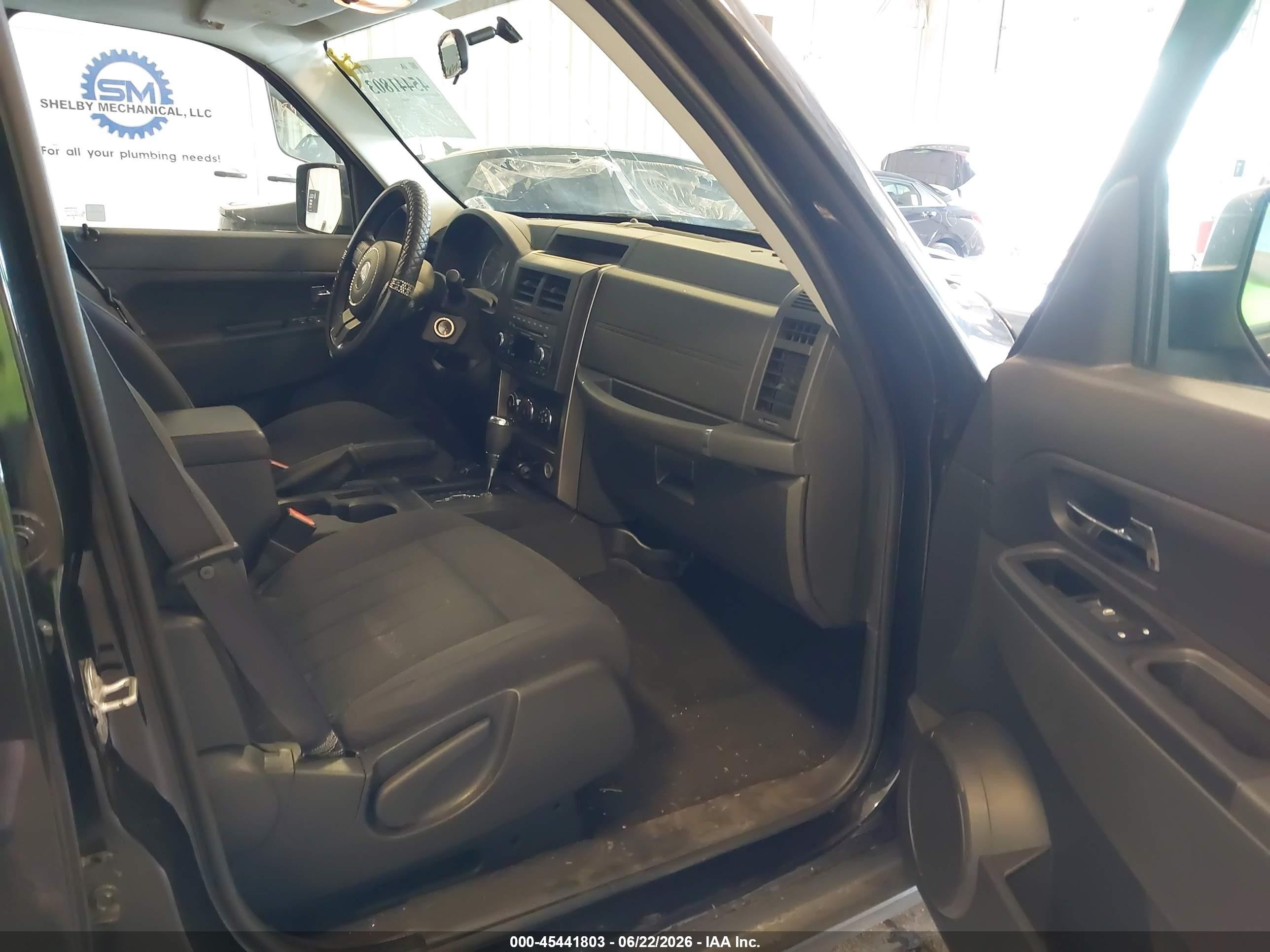 2012 Jeep Liberty Sport Black vin: 1C4PJMAK8CW151012