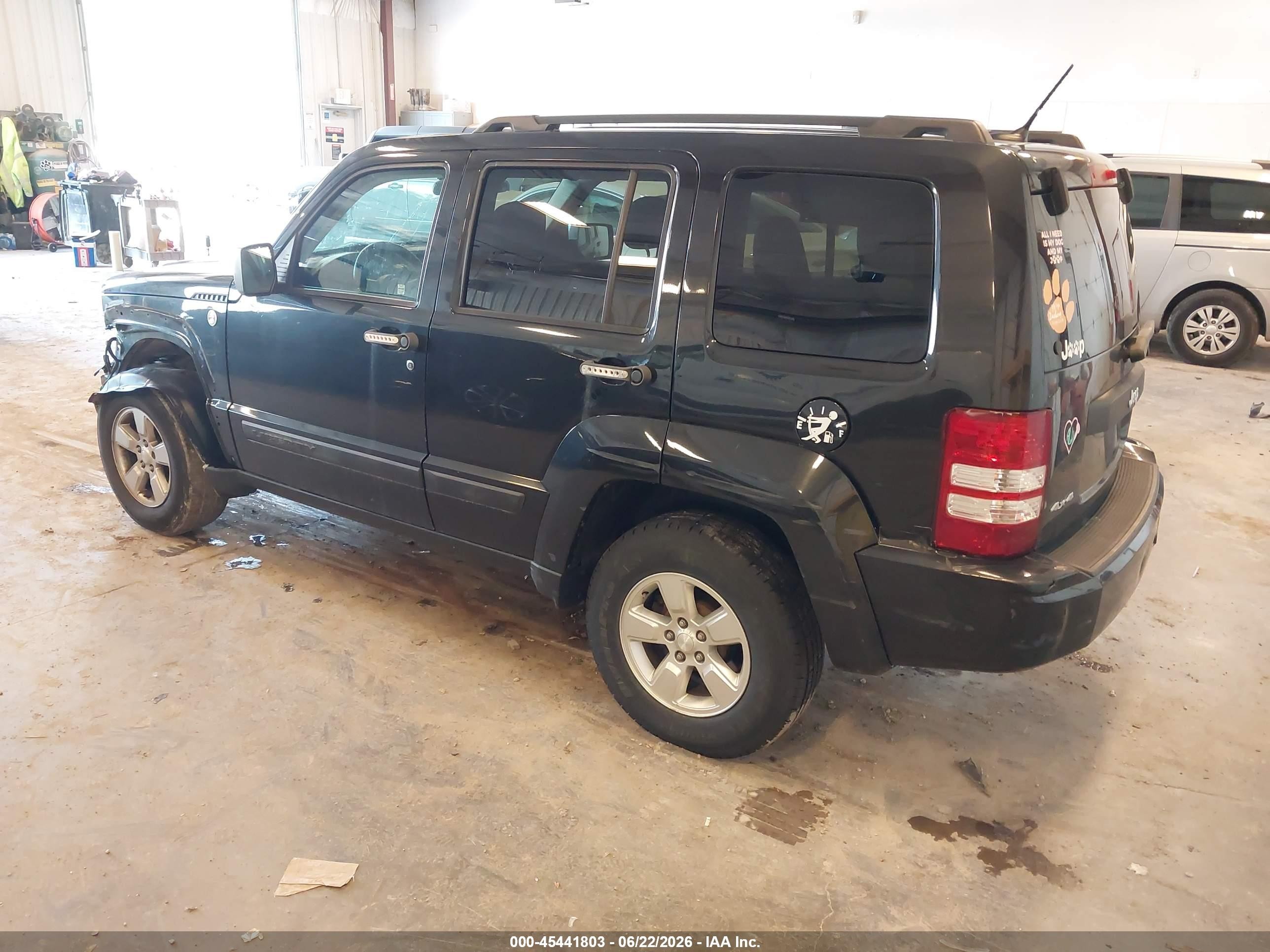 2012 Jeep Liberty Sport Black vin: 1C4PJMAK8CW151012