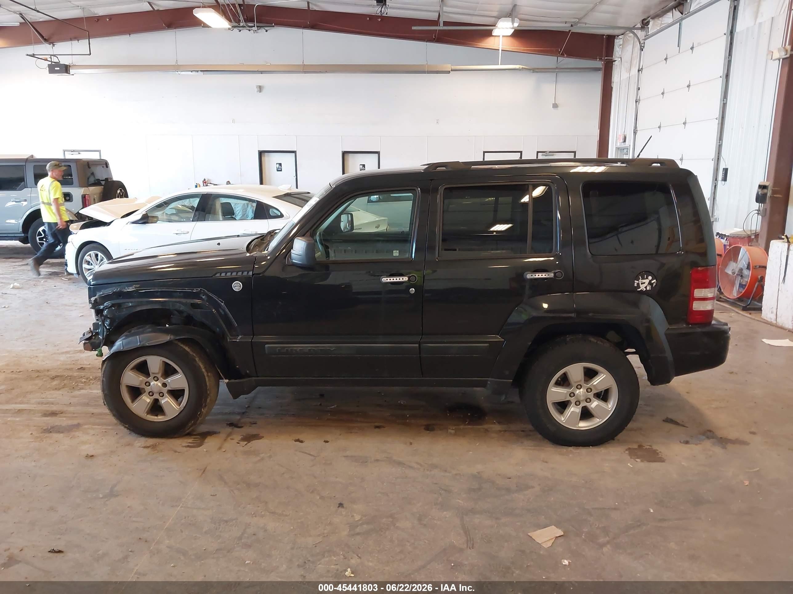 2012 Jeep Liberty Sport Black vin: 1C4PJMAK8CW151012