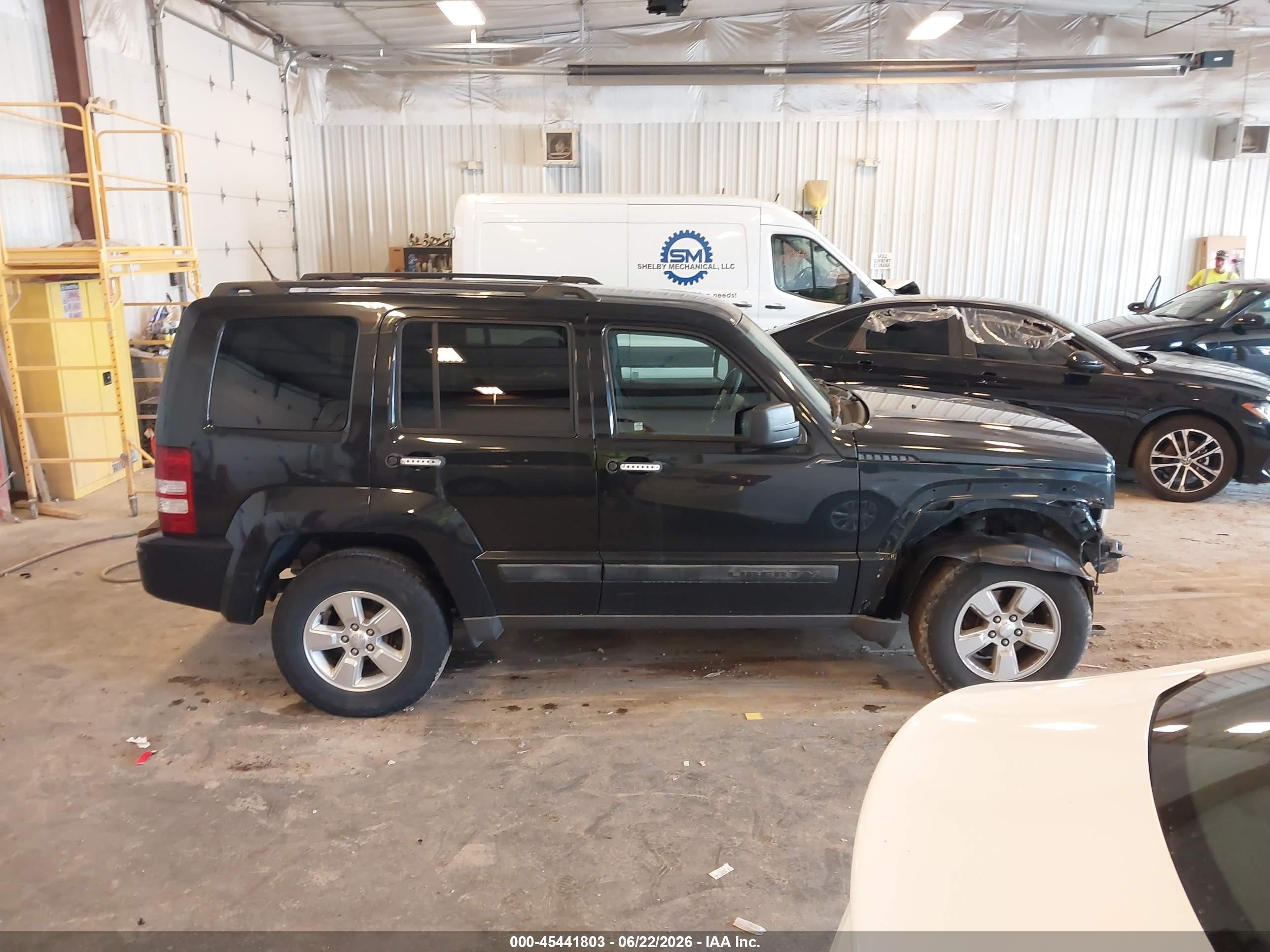 2012 Jeep Liberty Sport Black vin: 1C4PJMAK8CW151012