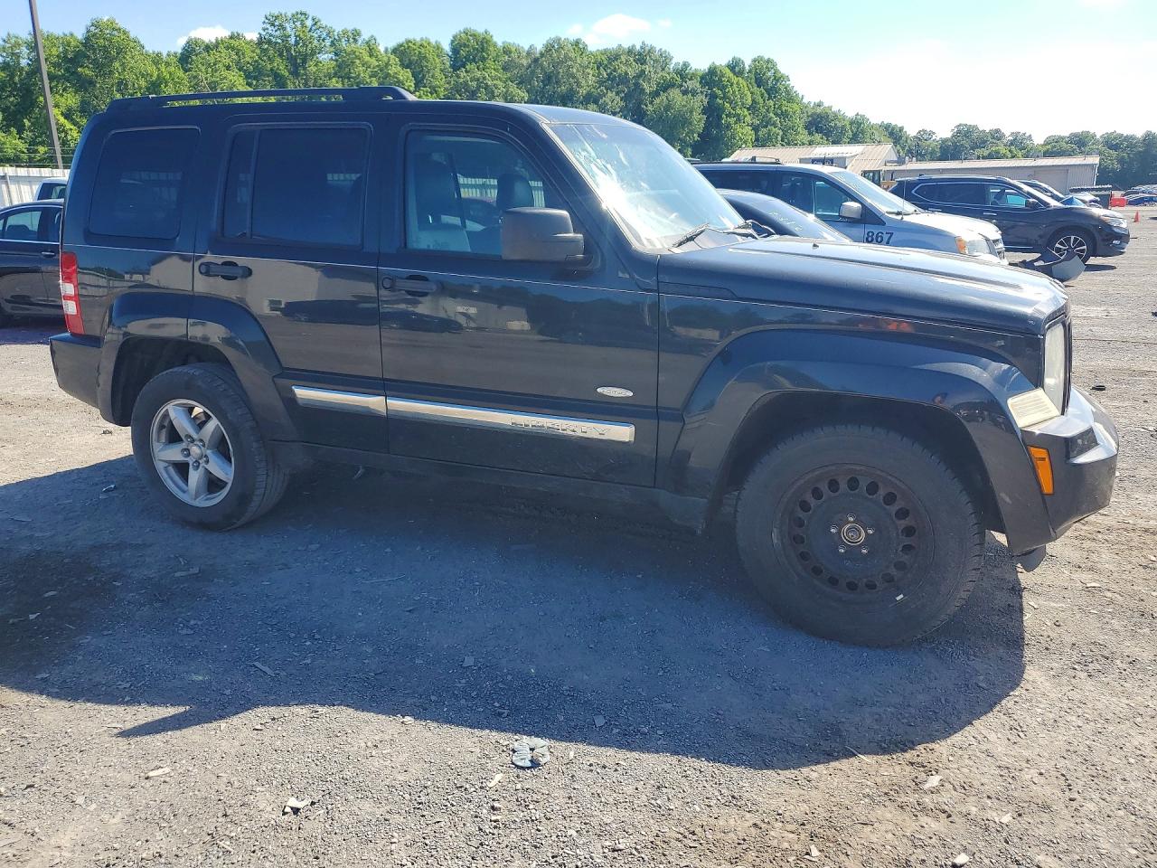 2012 Jeep Liberty Sport Black vin: 1C4PJMAK8CW214612