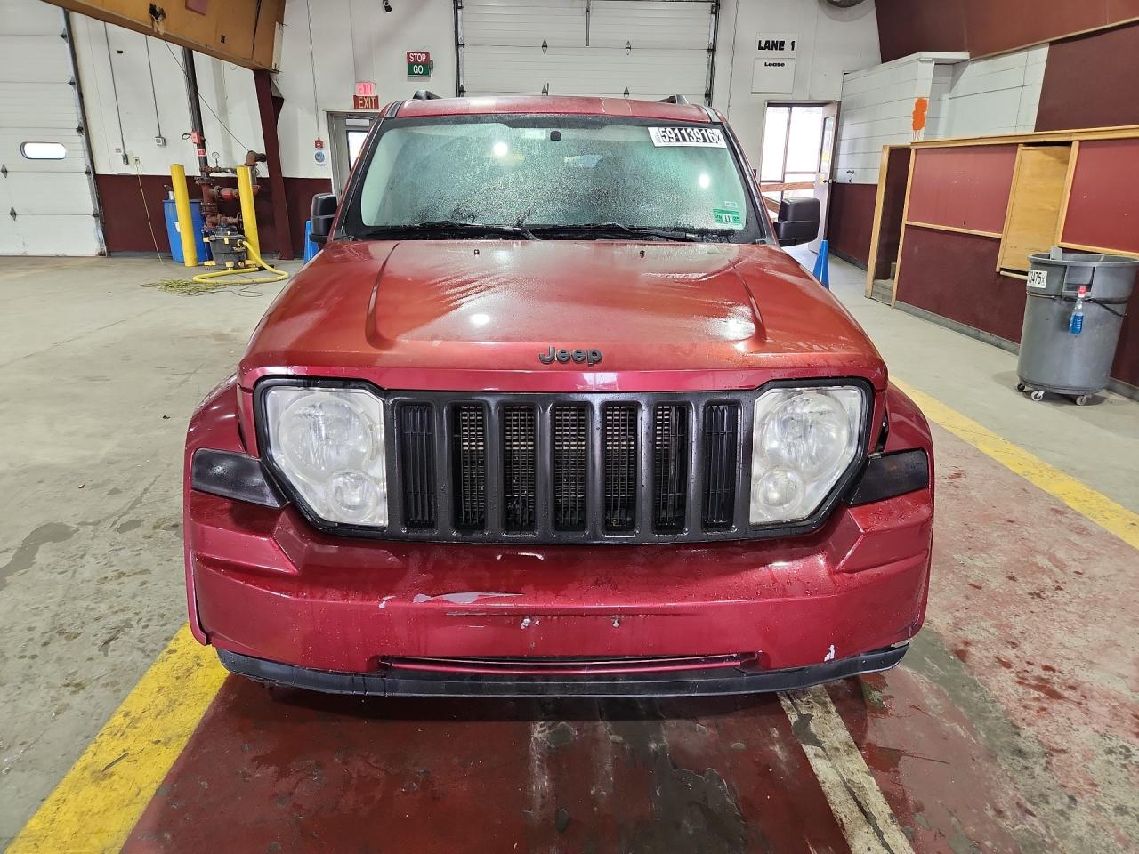 2012 Jeep Liberty Sport Бордовый vin: 1C4PJMAK9CW130878 Damage: Front Bumper/Cover, Broken, Replacement Required