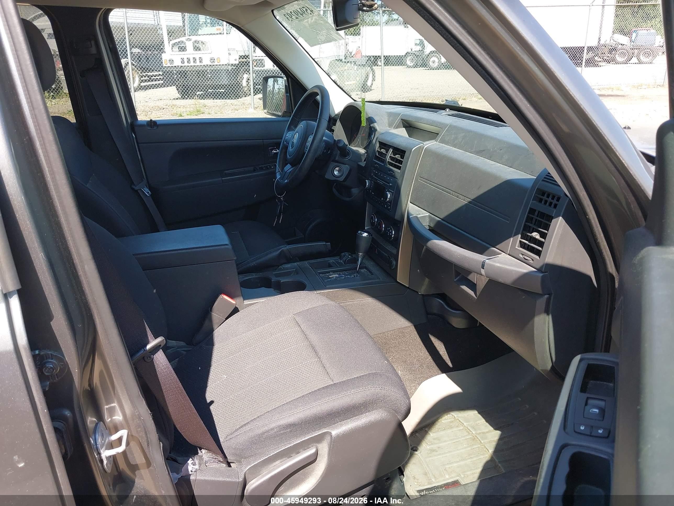 2012 Jeep Liberty Sport Gray vin: 1C4PJMAK9CW136325