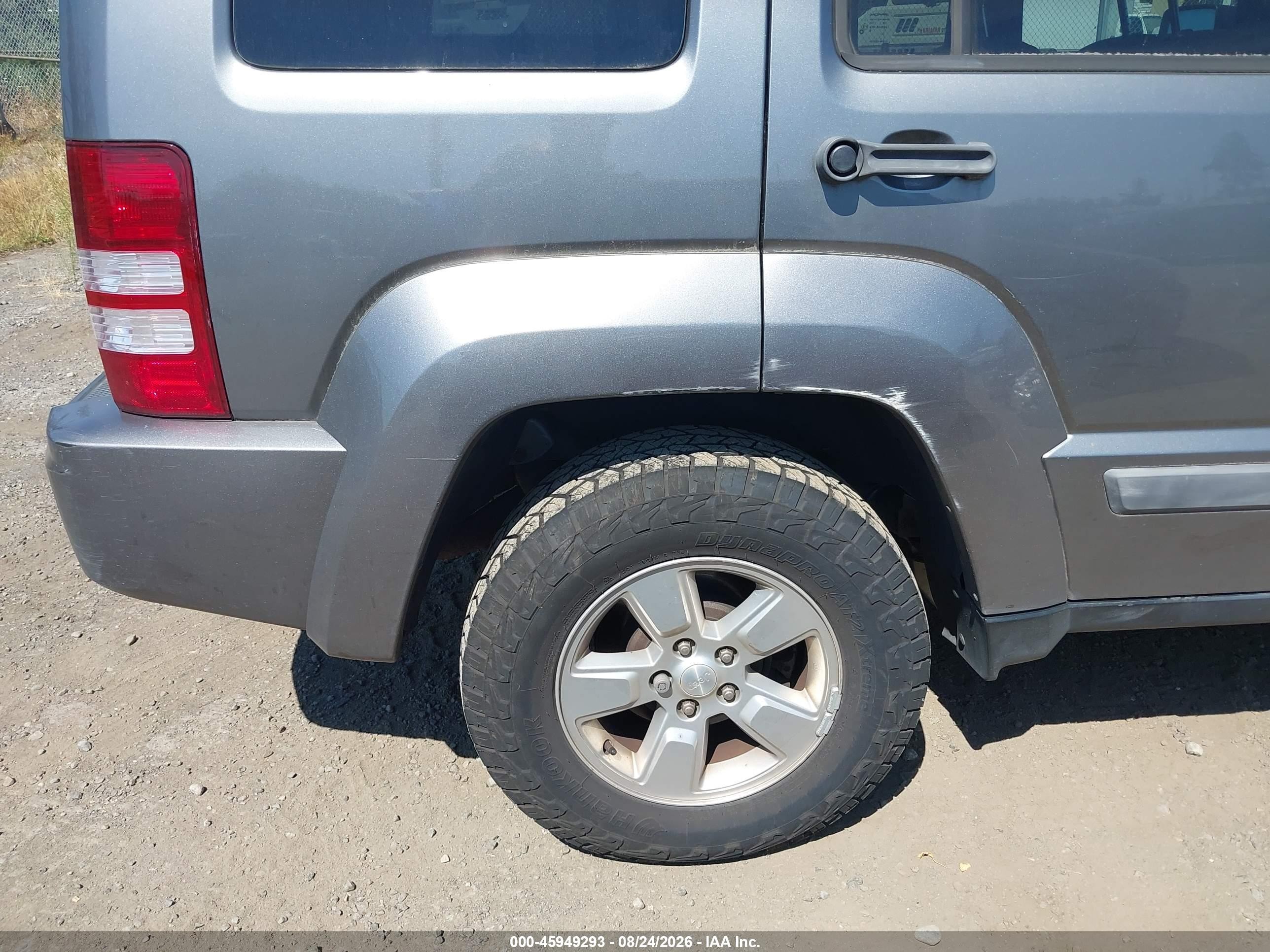 2012 Jeep Liberty Sport Gray vin: 1C4PJMAK9CW136325