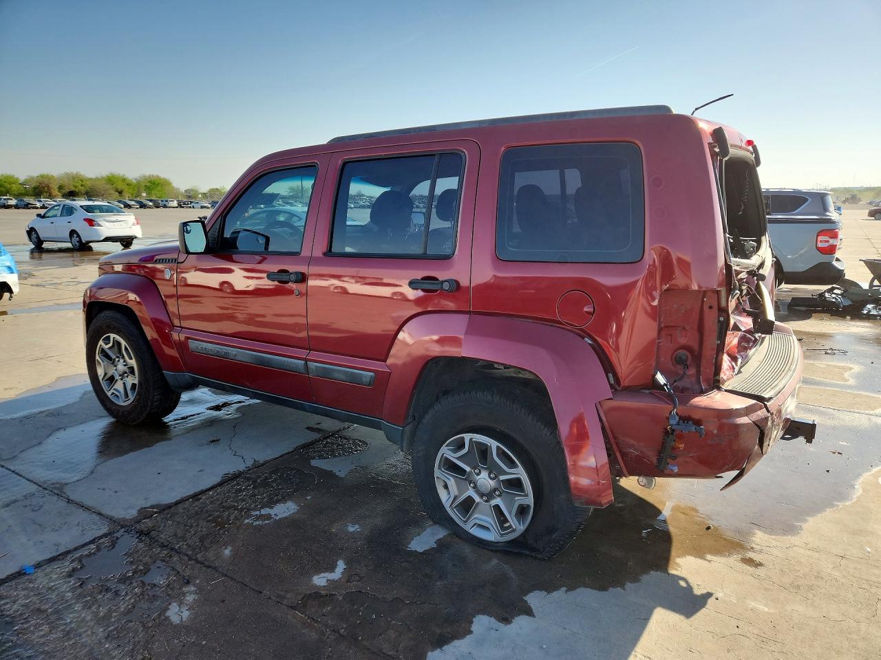 2012 Jeep Liberty Sport Burgundy vin: 1C4PJMAK9CW183287