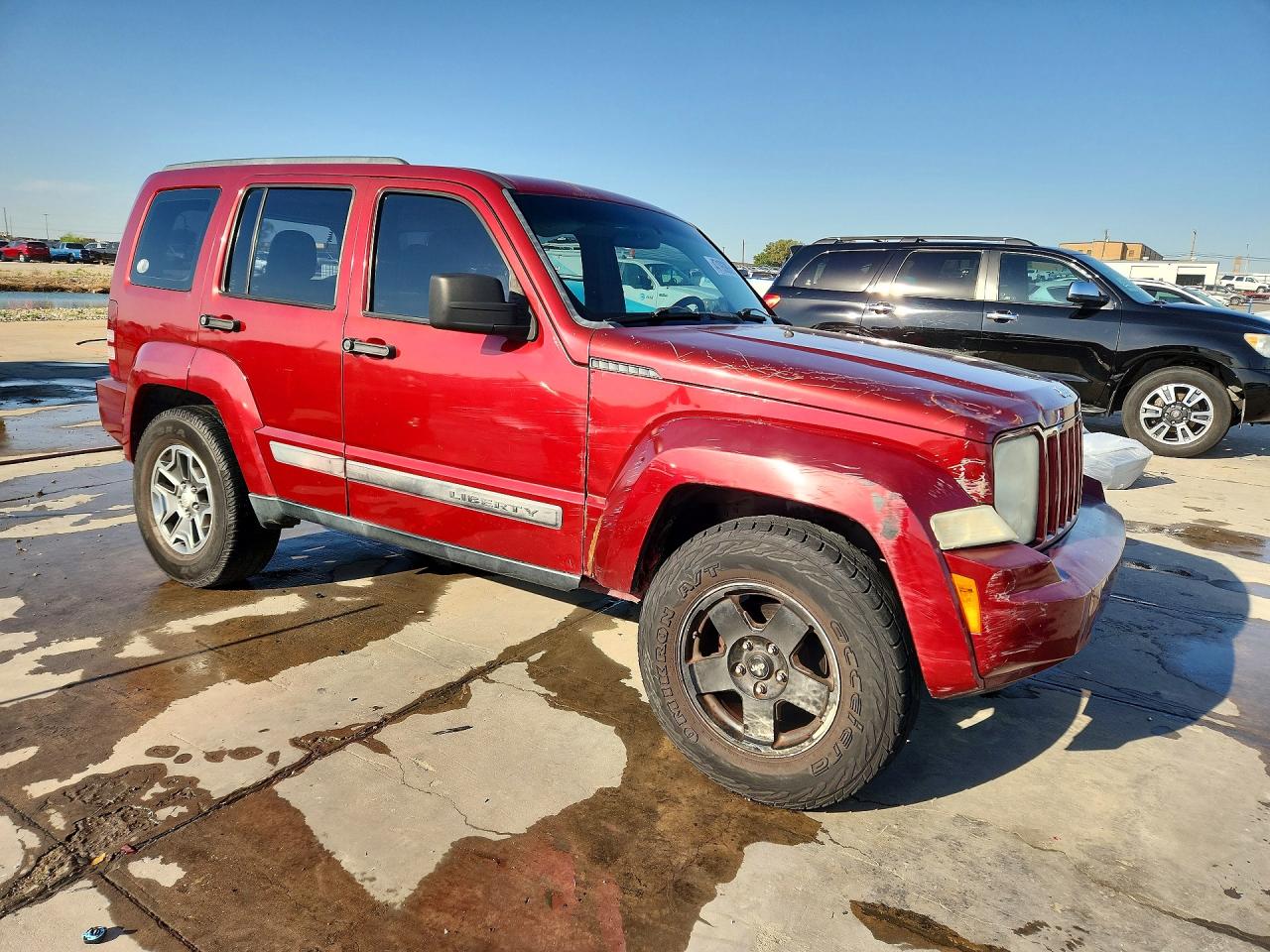 2012 Jeep Liberty Sport Burgundy vin: 1C4PJMAK9CW183287
