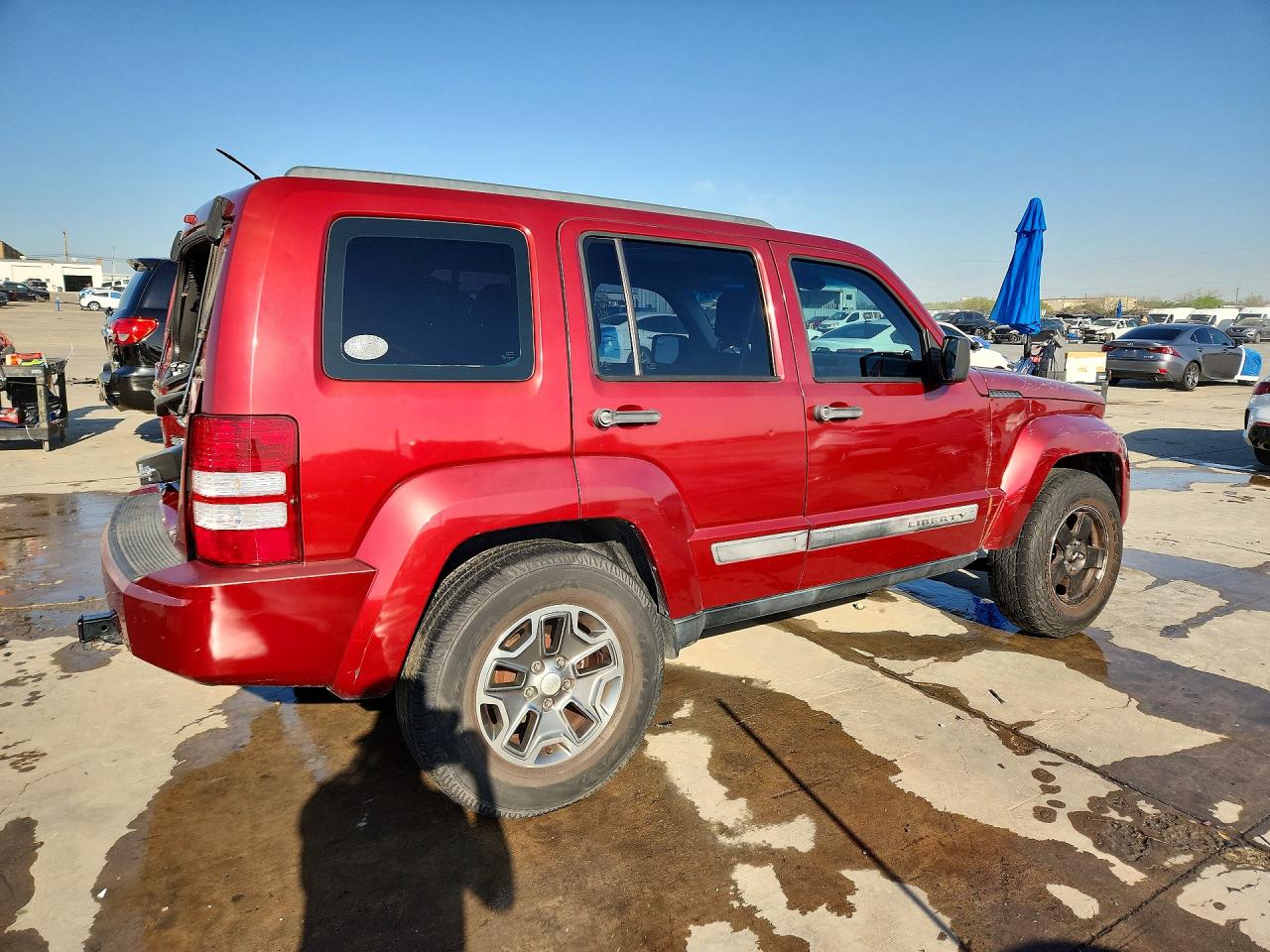 2012 Jeep Liberty Sport Burgundy vin: 1C4PJMAK9CW183287