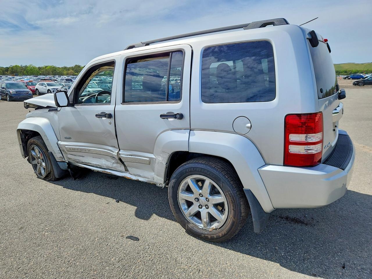 2012 Jeep Liberty Sport Silver vin: 1C4PJMAK9CW191809