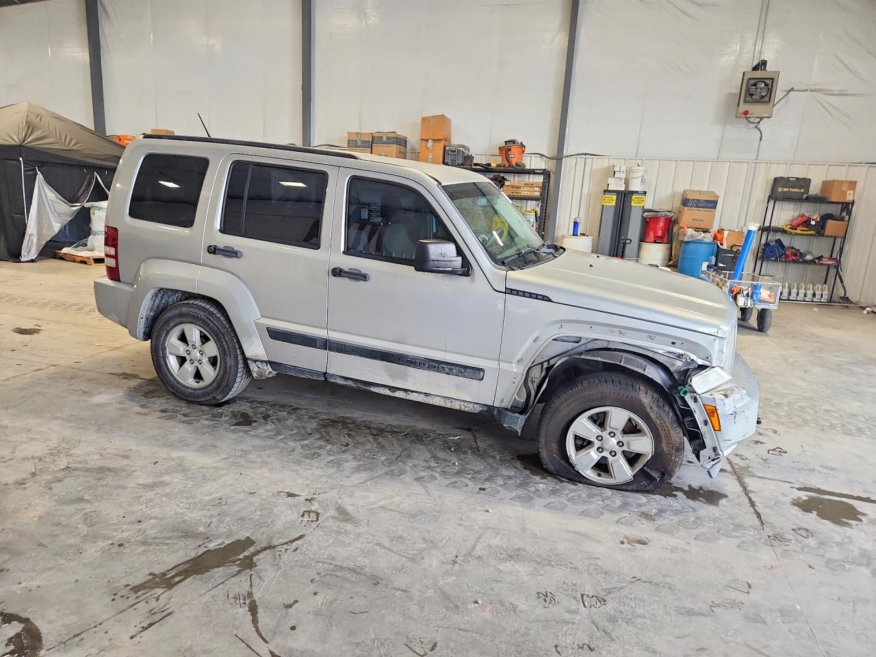 2012 Jeep Liberty Sport Silver vin: 1C4PJMAK9CW196914