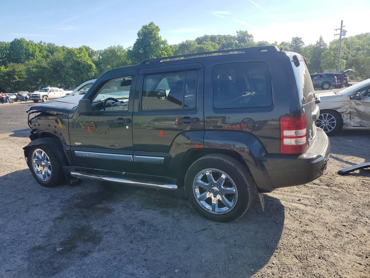 2012 Jeep Liberty Sport Черный vin: 1C4PJMAK9CW203036