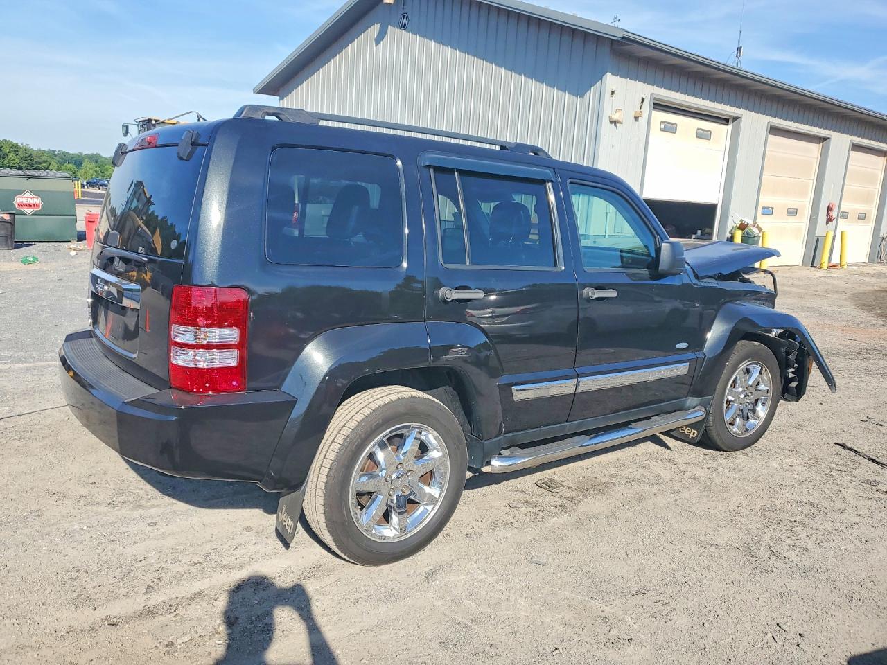 2012 Jeep Liberty Sport Черный vin: 1C4PJMAK9CW203036