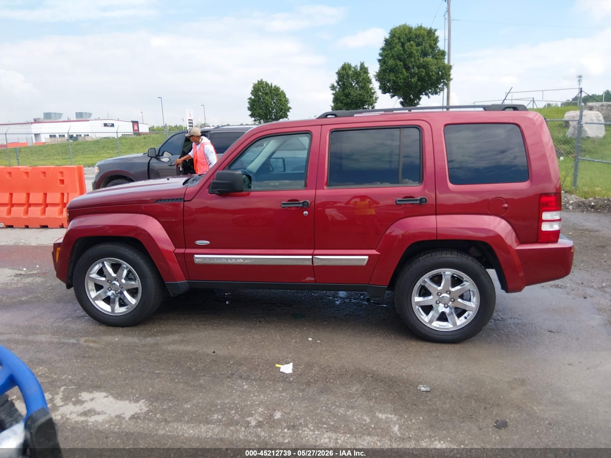 2012 Jeep Liberty Sport Red vin: 1C4PJMAK9CW203408