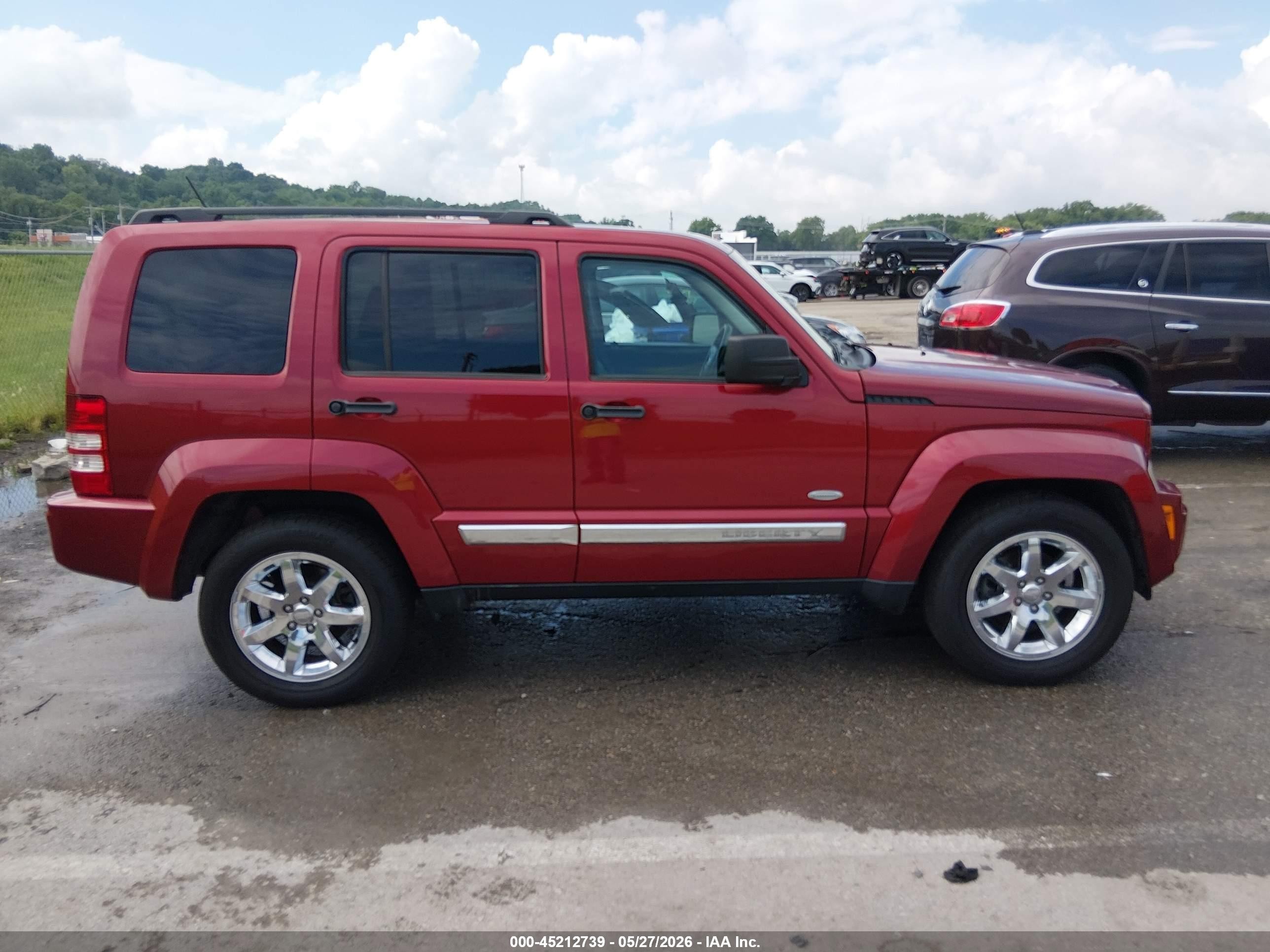 2012 Jeep Liberty Sport Red vin: 1C4PJMAK9CW203408
