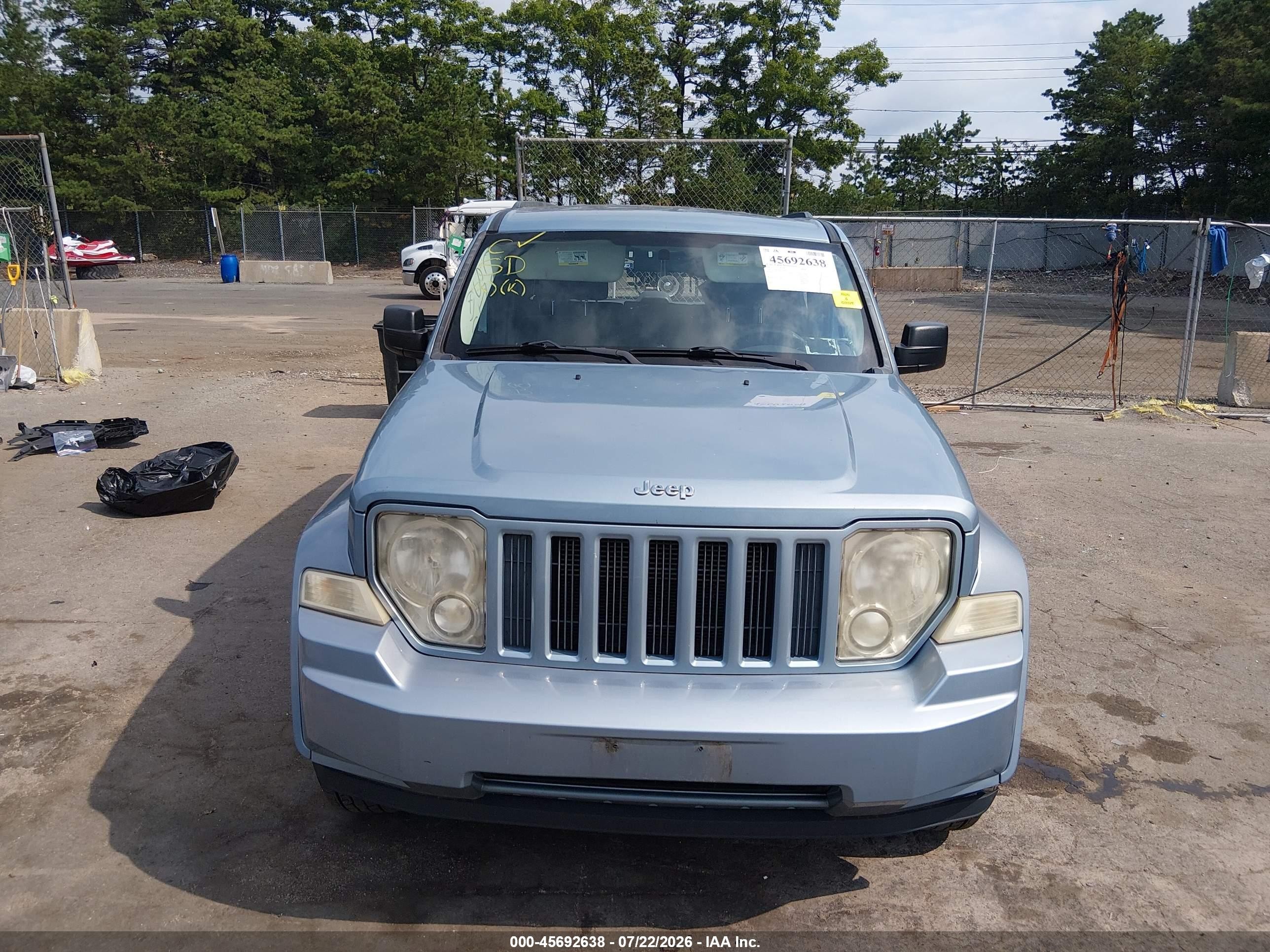 2012 Jeep Liberty Sport Синий vin: 1C4PJMAK9CW203733